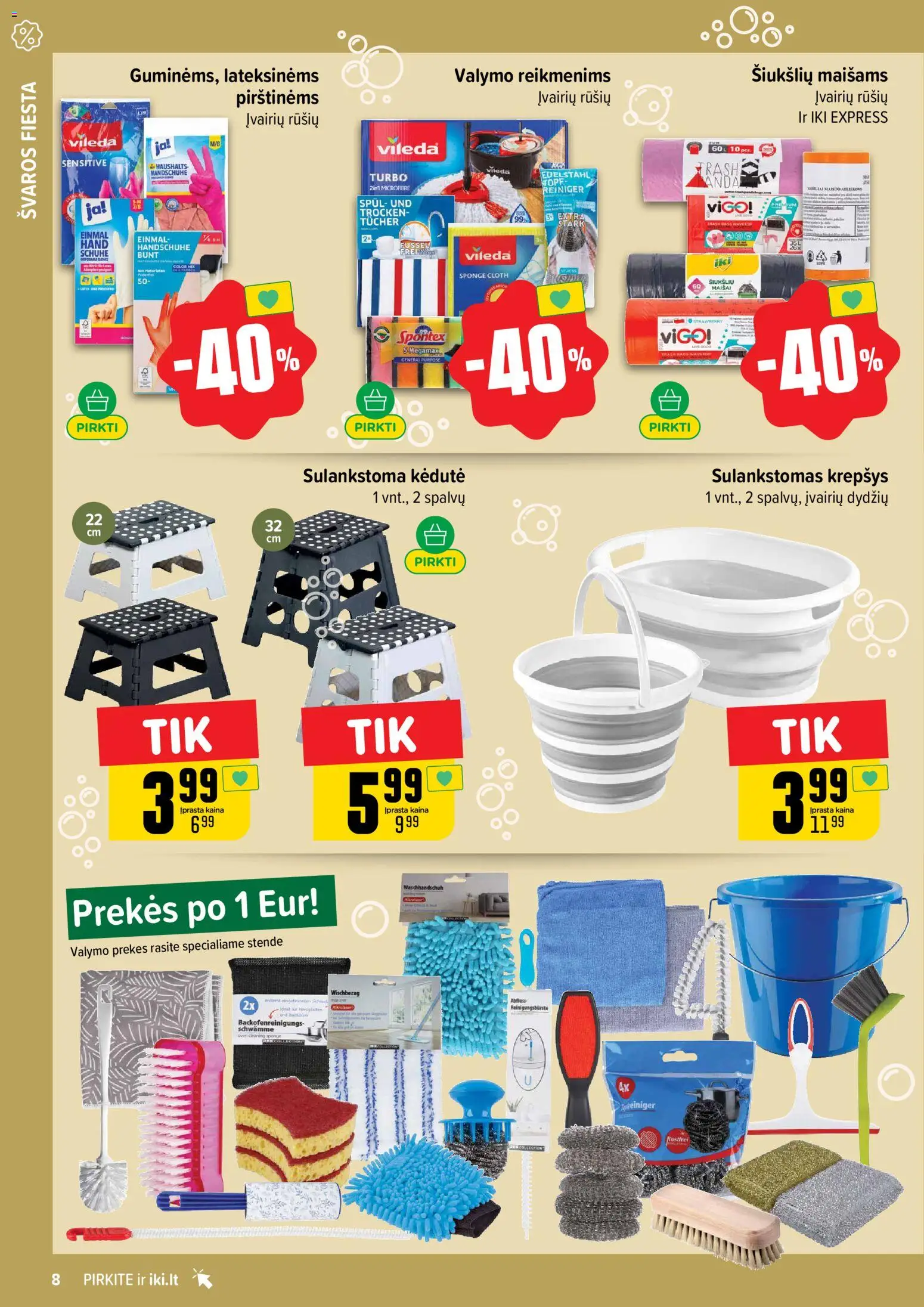 IKI akcijos nuo 23.02.2026 | Puslapis: 8 | Prekių: Krepšys