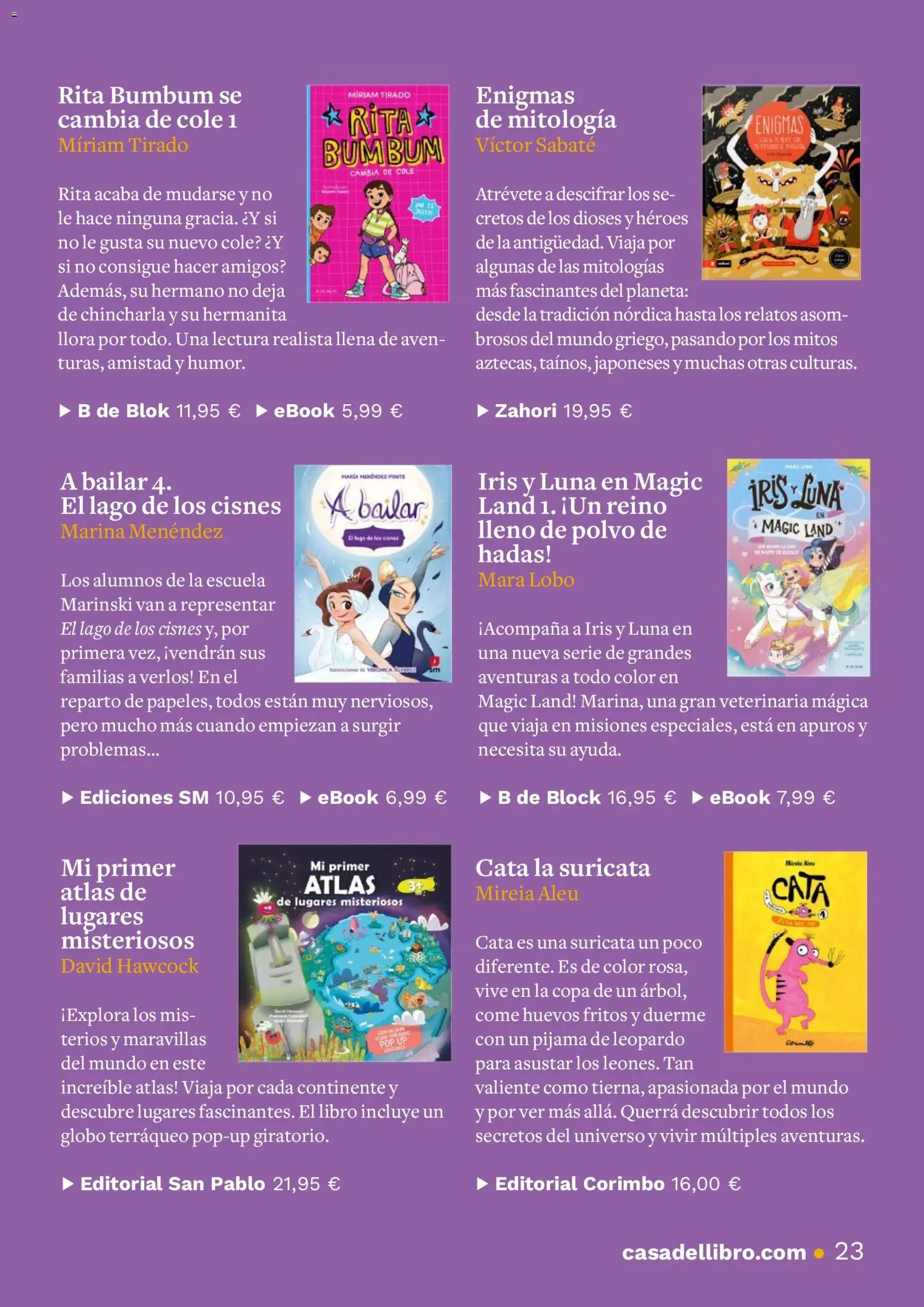 Casa del libro folleto │ válido desde el 01.04.2026 | Página: 23 | Productos: Polvo, Pijama, Huevos