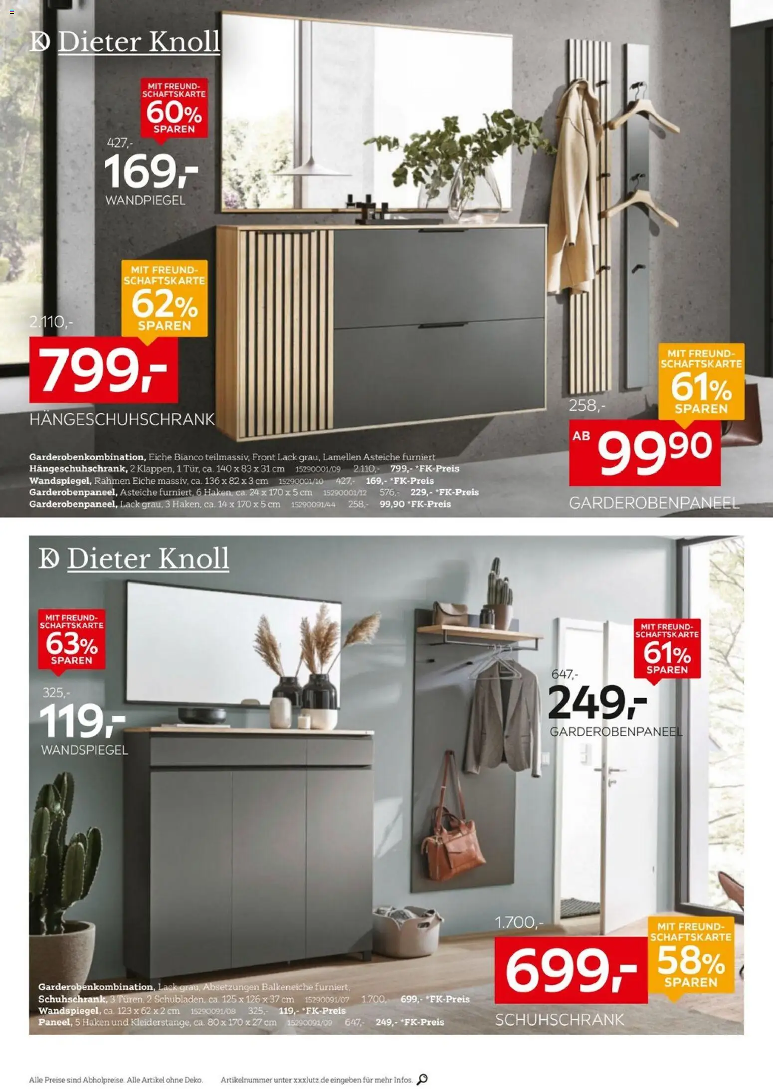 XXXLutz Aufbewahrung & Deko – gültig ab 29.03.2026 | Seite: 8 | Produkte: Wandspiegel