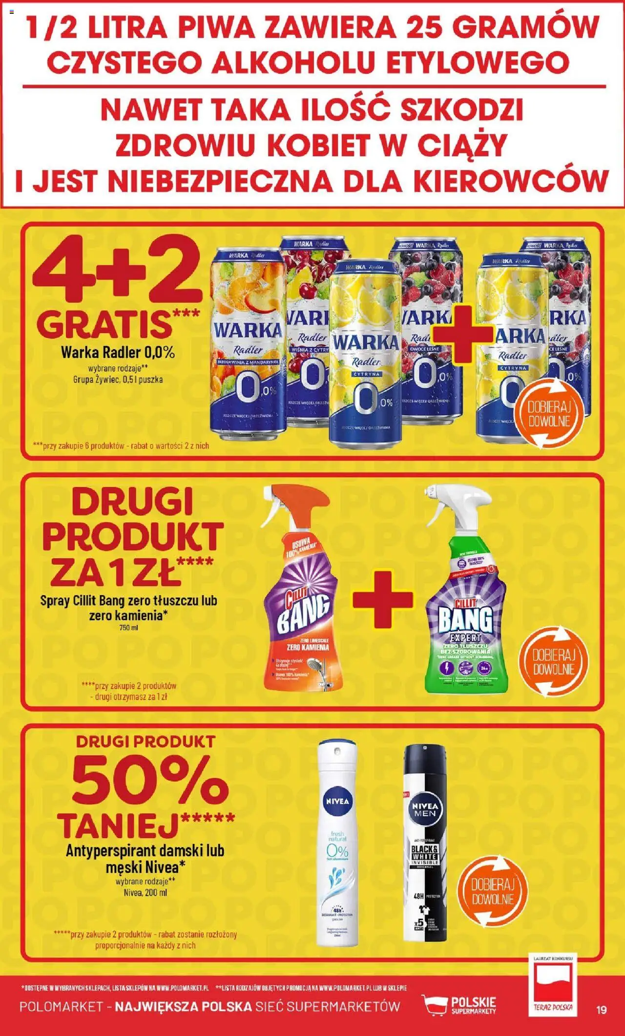 POLOmarket Gazetka od 16.07.2025 | Strona: 19 | Produkty: Cytryna, Warka, Antyperspirant, Owoce