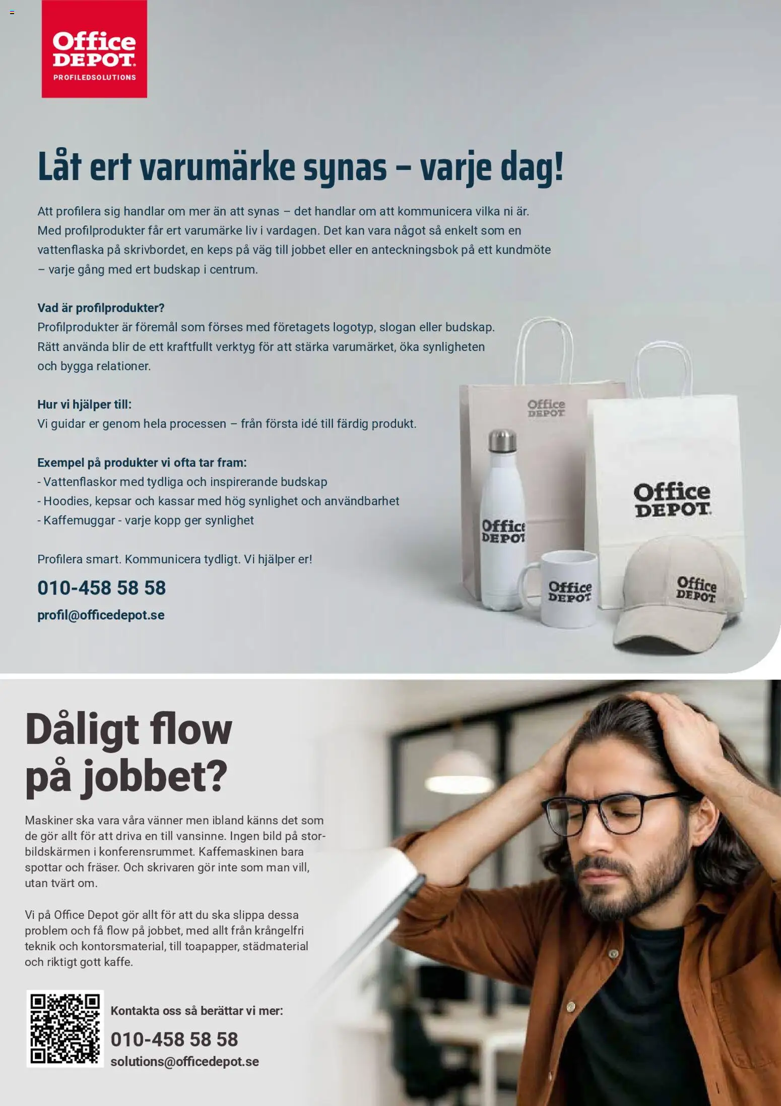 Office Depot reklamblad aktuell från 26.01.2026 | Sida: 3 | Produkter: Keps, Vattenflaska, Anteckningsbok