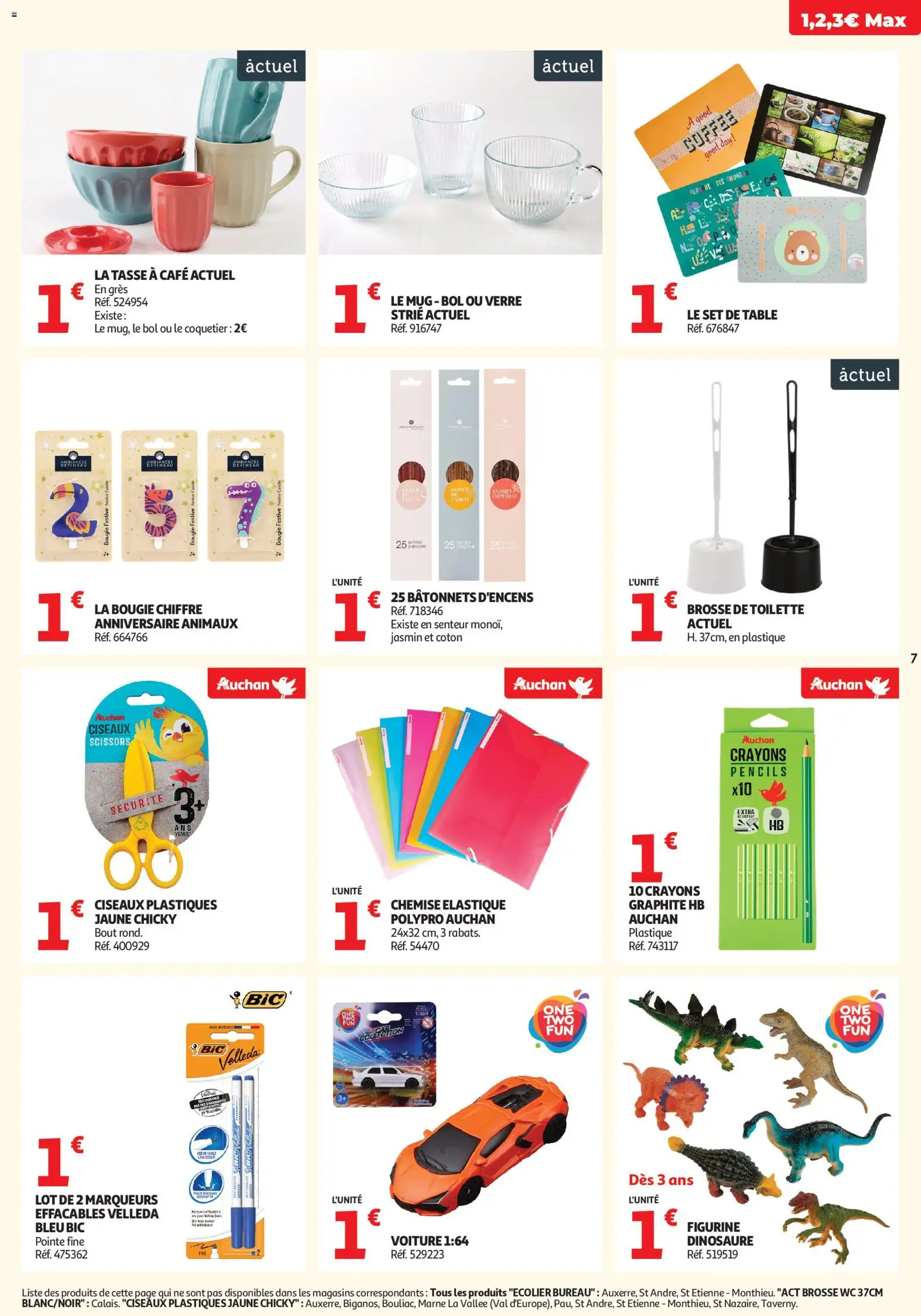 {H1} | Page: 7 | Produits: Coton, Coquetier, Chemise, Café