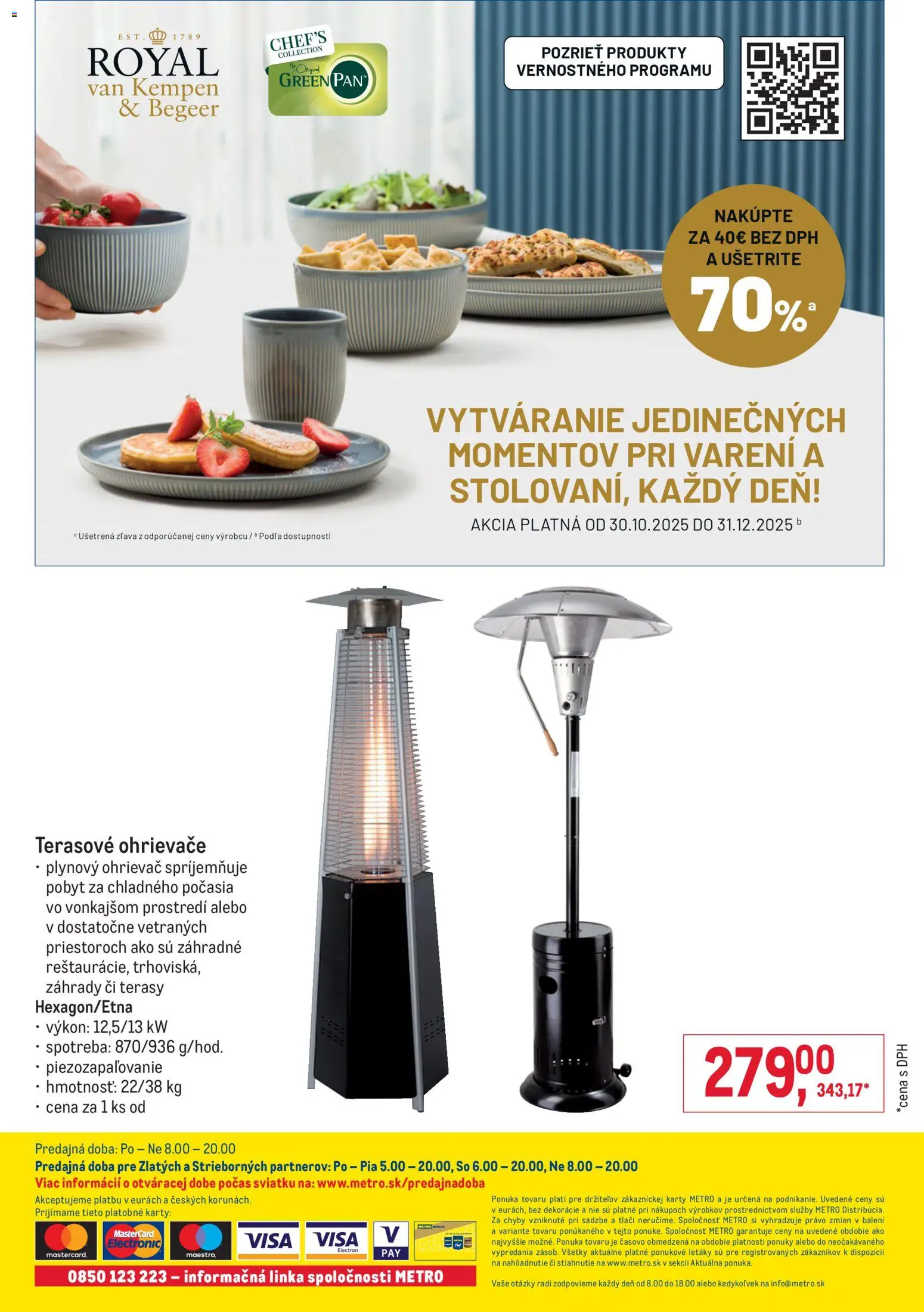 Nové Metro akcie – leták je platný od 22.10.2025 | Strana: 5 | Produkty: Ohrievač