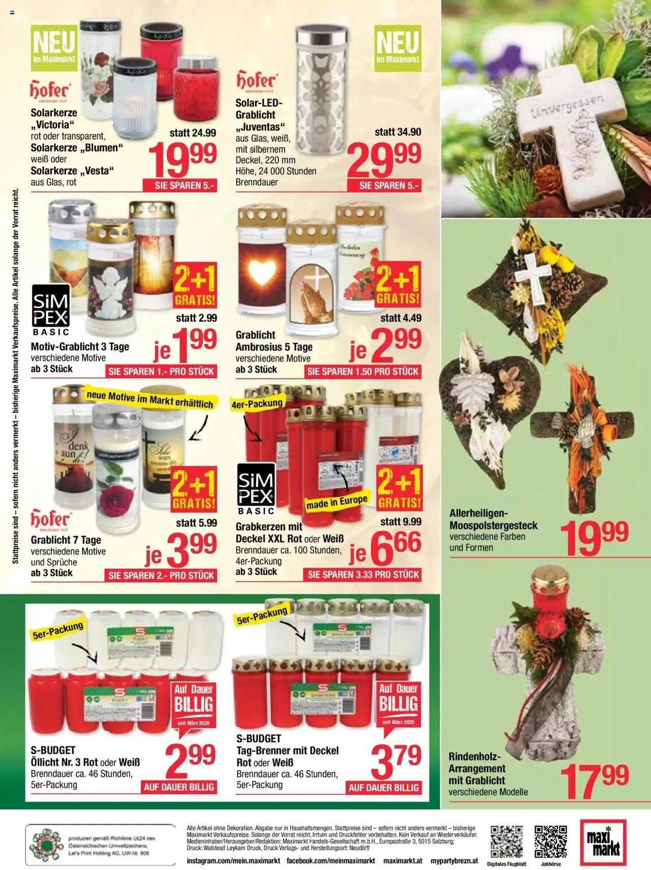 Maximarkt Wels gültig ab 06.10.2025 | Seite: 28 | Produkte: Marhalábszár