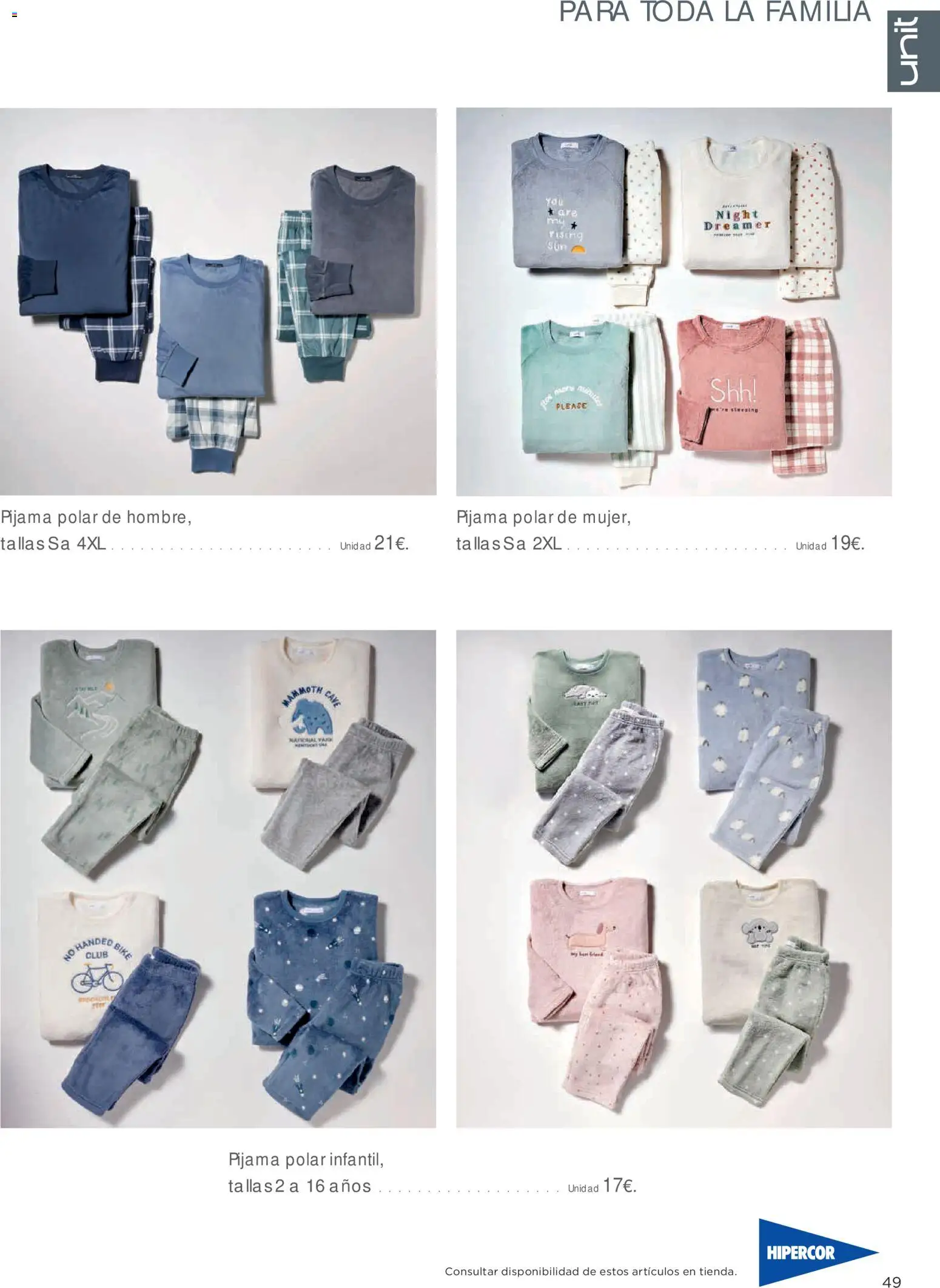 Hipercor catálogo │ válido desde el 20.11.2025 | Página: 62 | Productos: Pijama
