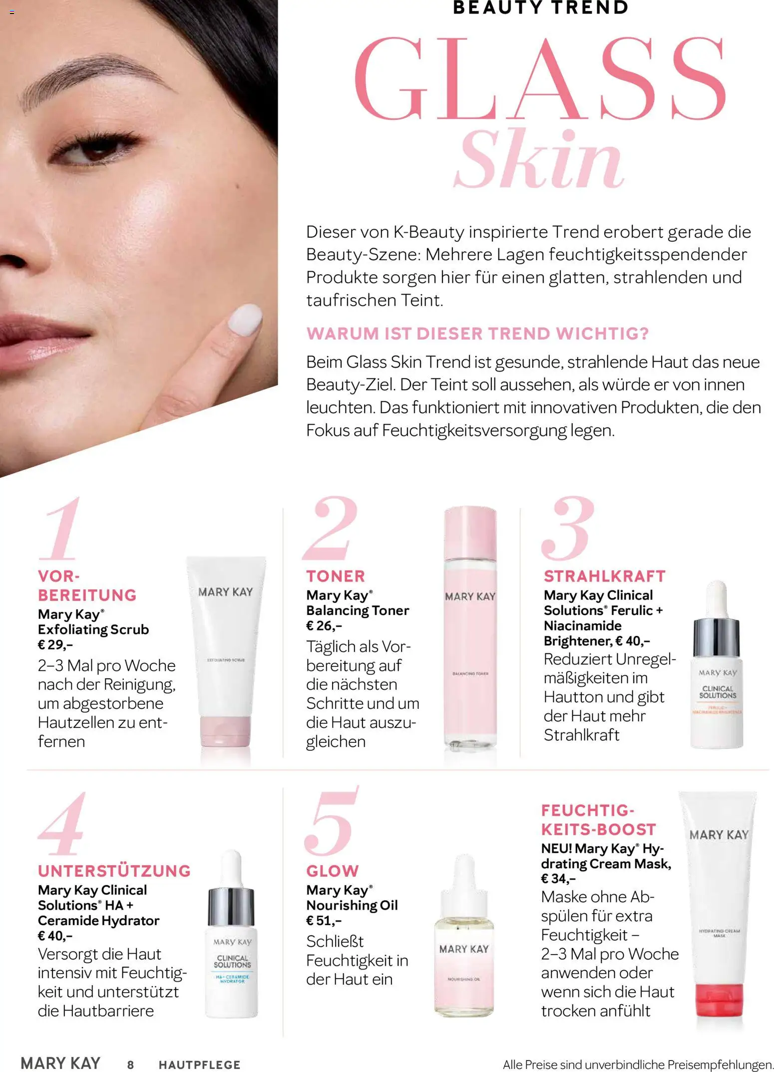 Mary Kay Katalog – gültig ab 15.04.2026 | Seite: 8 | Produkte: Toner, Maske