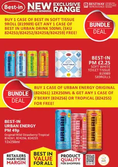 Preview of Bestway - Offers valid from 24.09.2025 | Page: 31 | Products: Toilet, Mango, Case, Strawberry