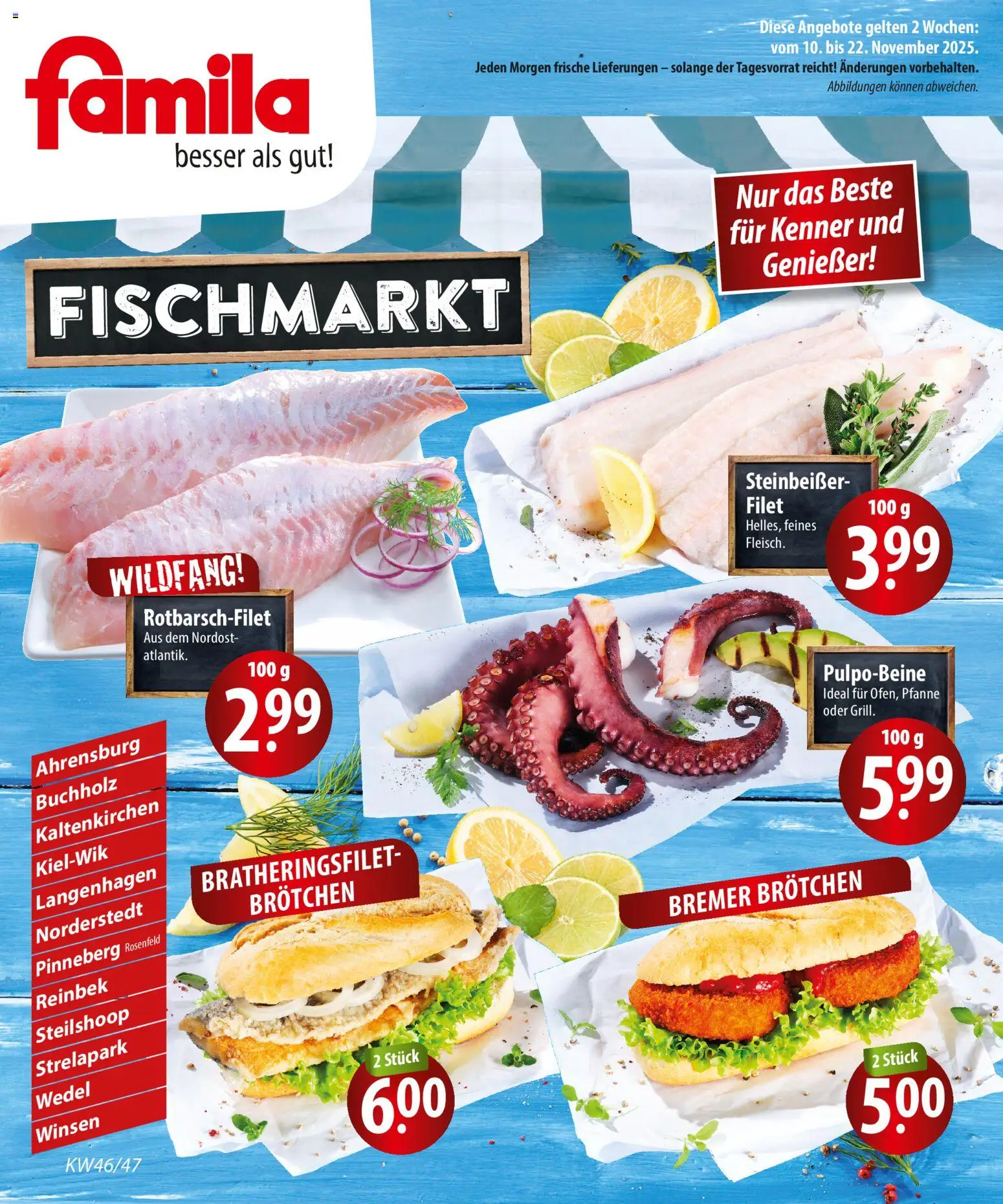 Famila  Fischmarkt – gültig ab 10.11.2025 | Seite: 1