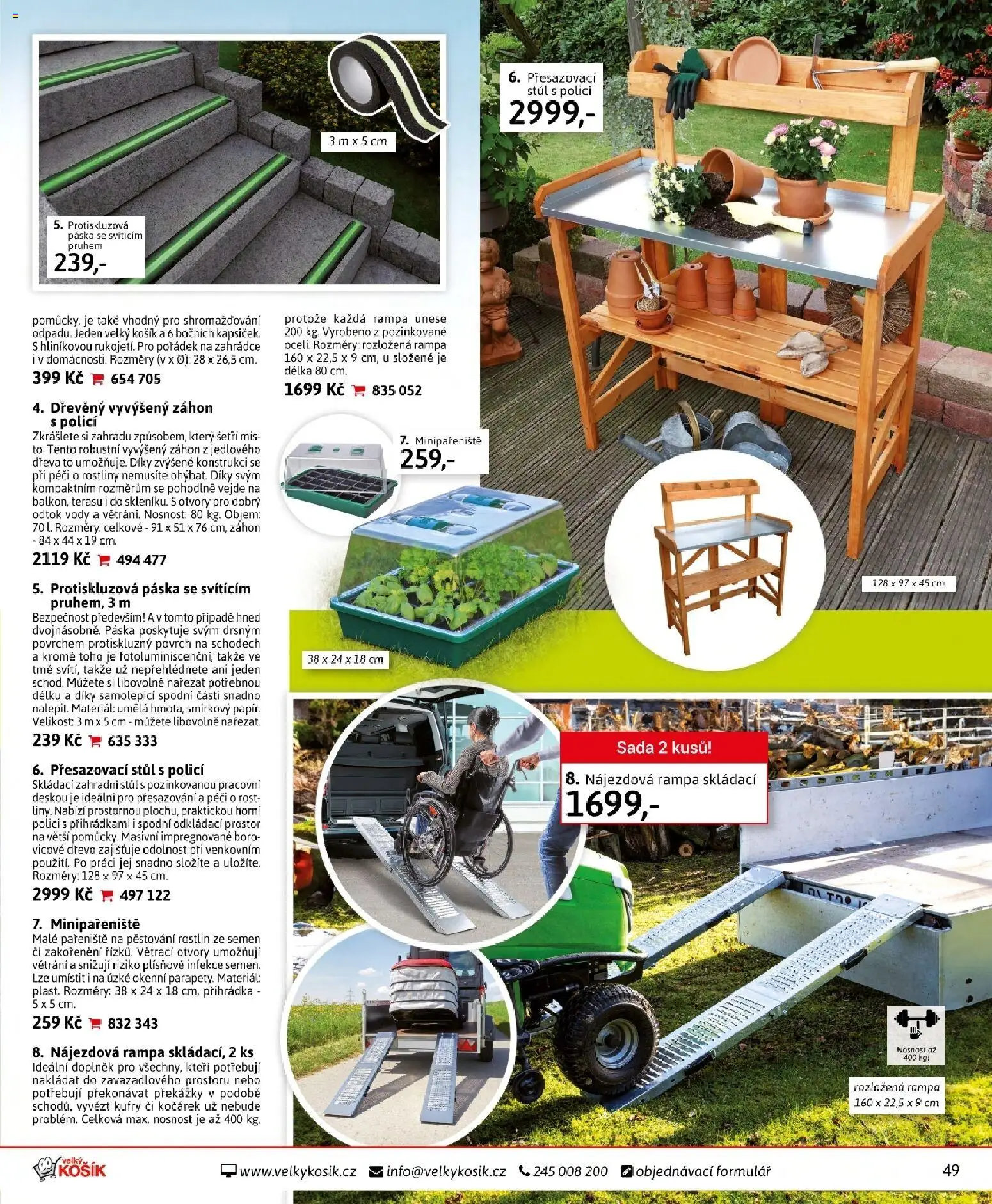 Velký Košík katalog březen 2026 od 01.03.2026 | Strana: 49 | Produkty: Pařeniště, Kufry, Kočárek, Vyvýšený záhon