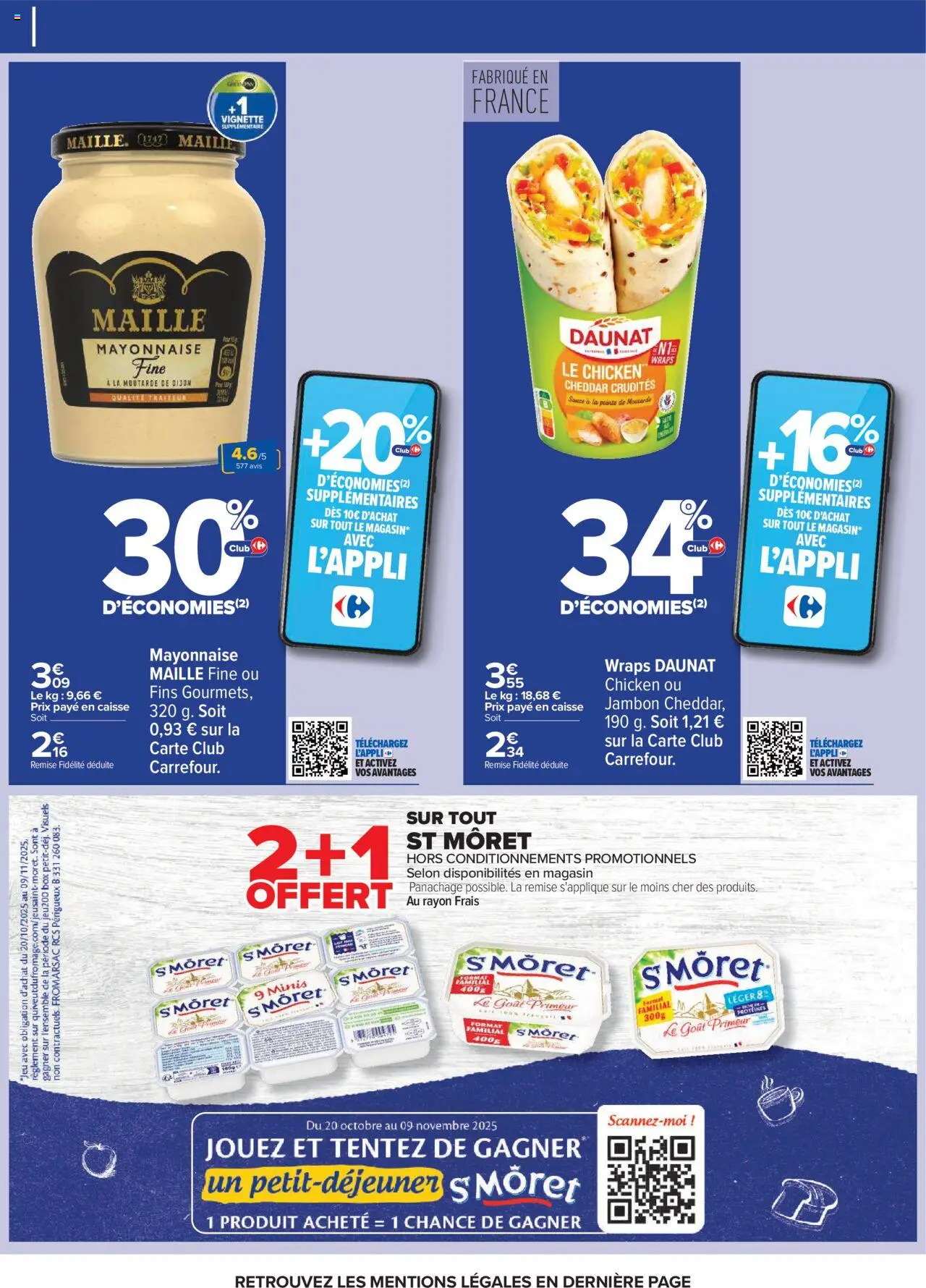{H1} | Page: 12 | Produits: Mayonnaise, Moutarde, Jambon, Cheddar