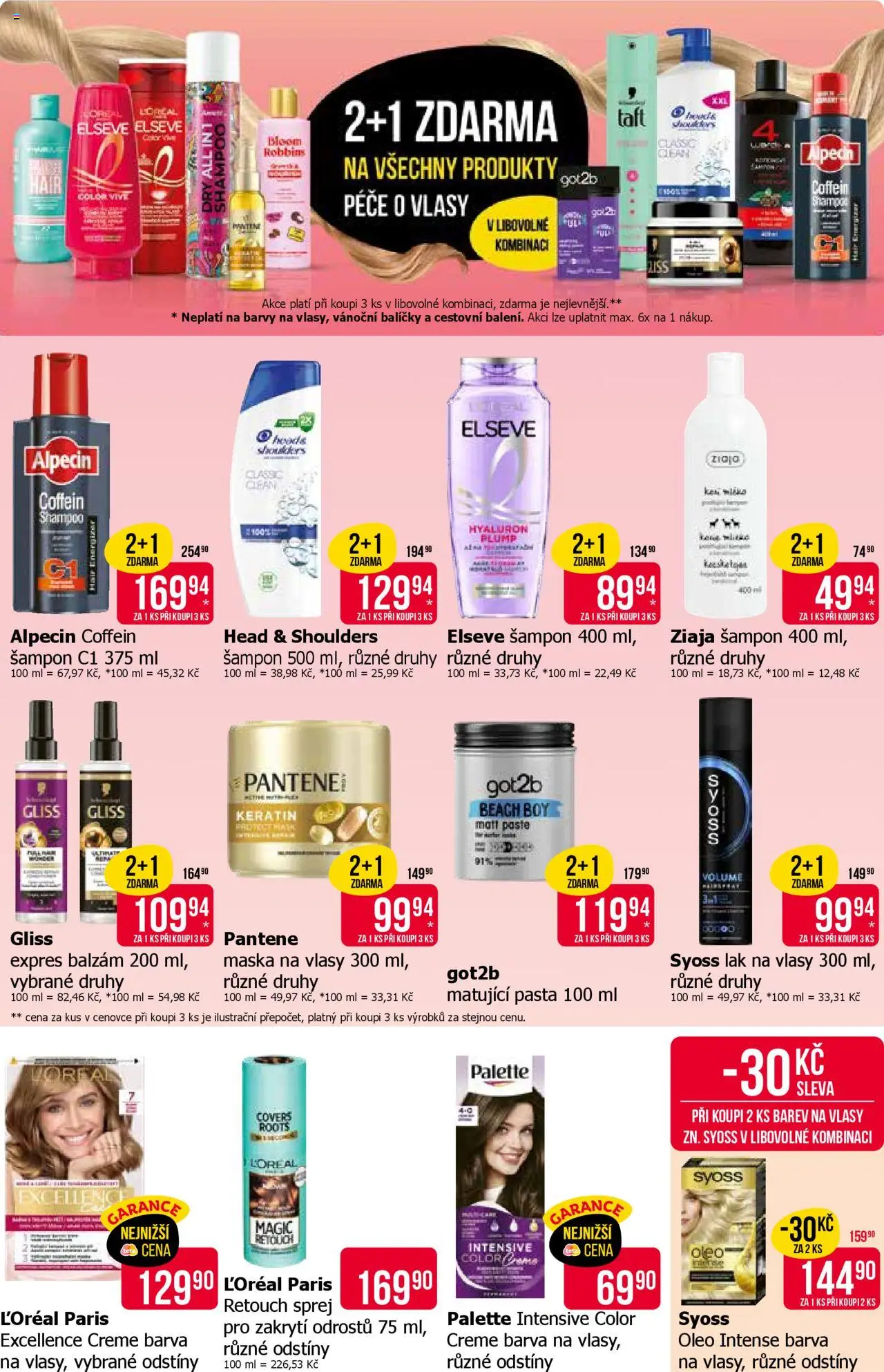 TETA Drogerie leták od 09.10.2025 | Strana: 10 | Produkty: Head & Shoulders, Alpecin šampon, Maska na vlasy, Maska