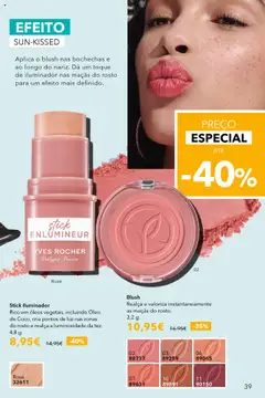 Blush, Realça e valoriza instantaneamente as maçãs do rosto. 3,2 g │ válido de 31.07.2025 | Página: 39