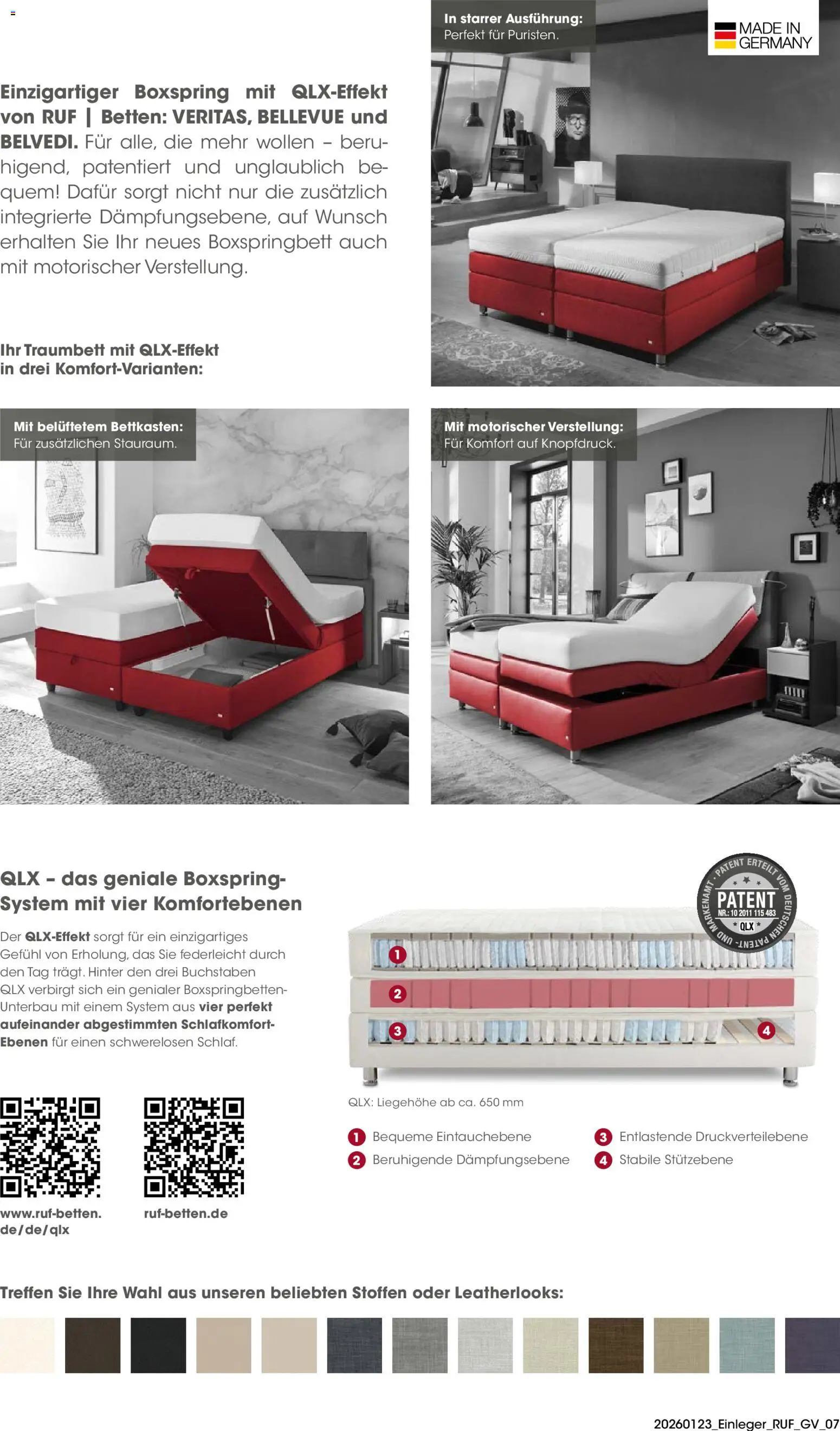 Möbel Martin  Schlafen, träumen, entspannen – gültig ab 23.01.2026 | Seite: 7 | Produkte: Boxspringbett