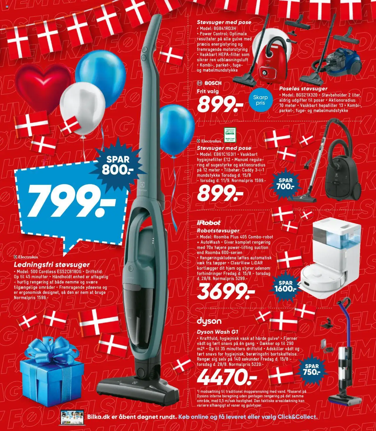 Bilka Tilbudsavis gyldig fra 15.08.2025 | Side: 18 | Produkter: Robotstøvsuger, Søm, Støvsuger