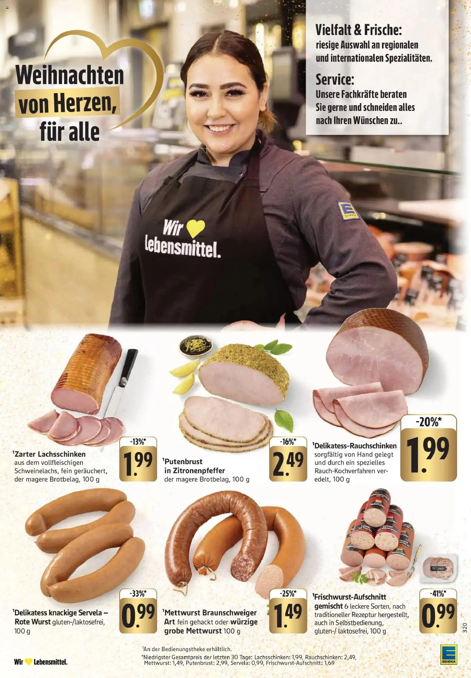 Edeka prospekt Großostheim	 – gültig ab 08.12.2025 | Seite: 6 | Produkte: Wurst