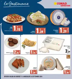 Volantino Conad del 11.09.2025 | Pagina: 10 | Prodotti: Mozzarella, Carciofi, Ragú, Tramezzino