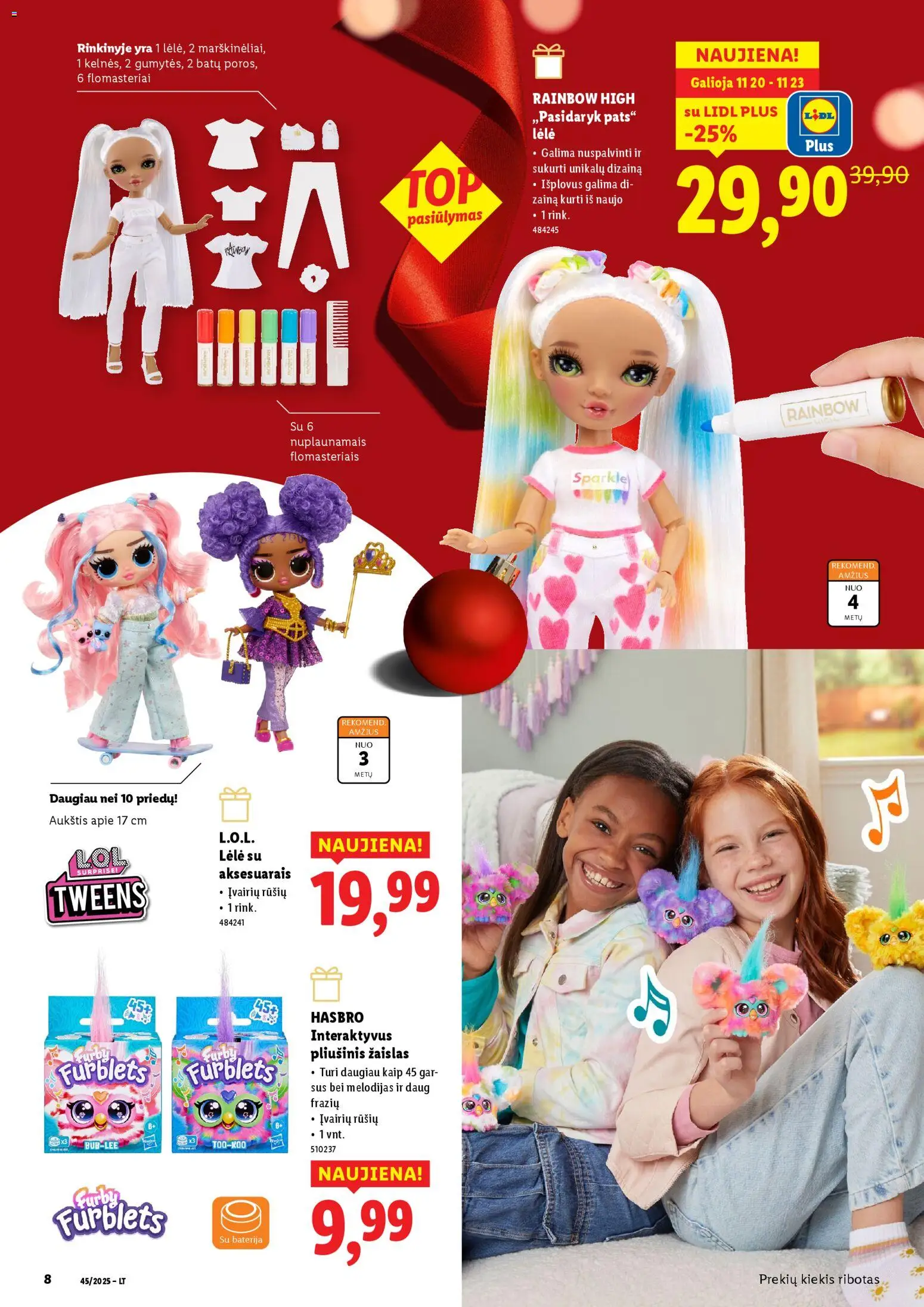 LIDL akcijos nuo 14.11.2025 | Puslapis: 8 | Prekių: Baterija