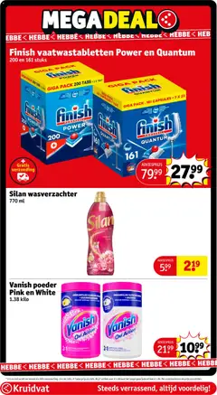 Kruidvat folder week 48 - Voorbeeld van een folder van Kruidvat, geldig van 25.11.2025 | Pagina: 98 | Producten: Wasverzachter, Kan, Poeder, Festék
