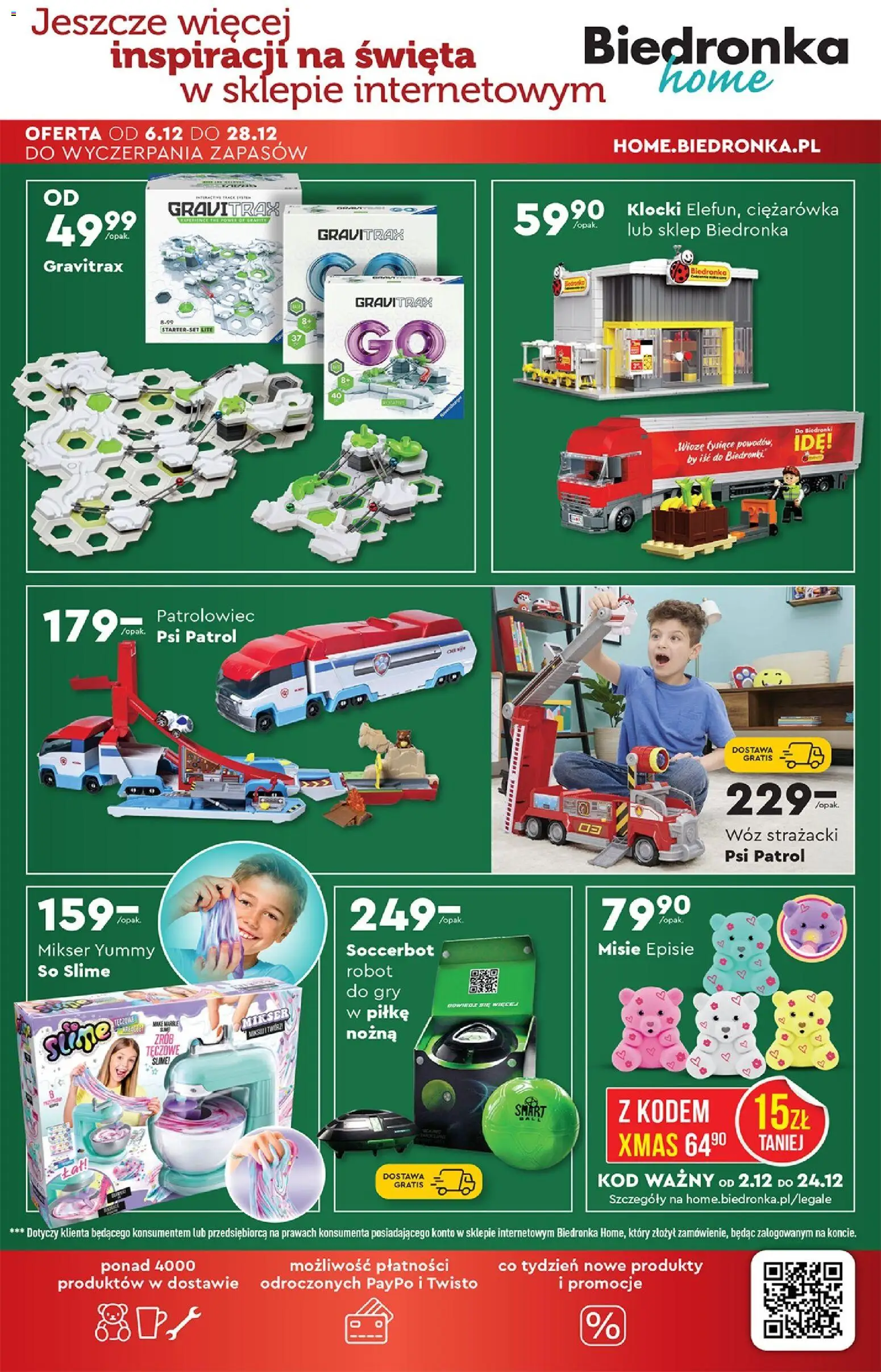 Biedronka gazetka - Hity i inspiracje od 06.12.2025 | Strona: 47 | Produkty: Mikser, Robot, Gry