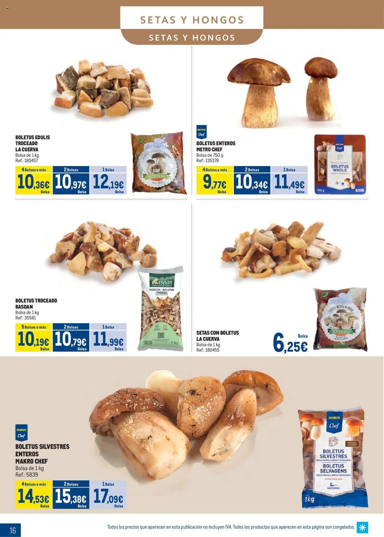 Makro - Congelados Centro │ válido desde el 04.08.2025 | Página: 16 | Productos: Bolsa