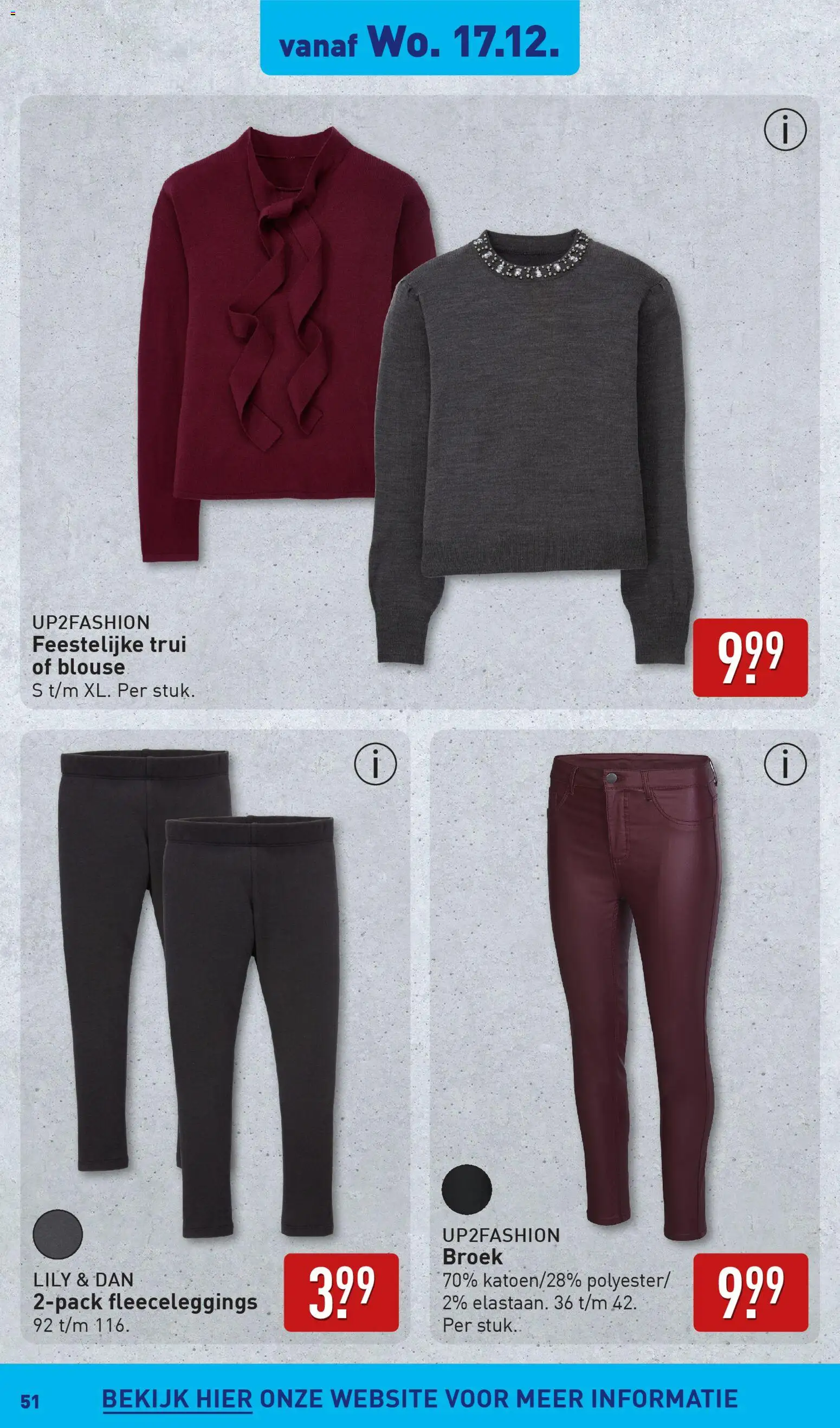 {H1} | Pagina: 51 | Producten: Blouse, Broek, Trui