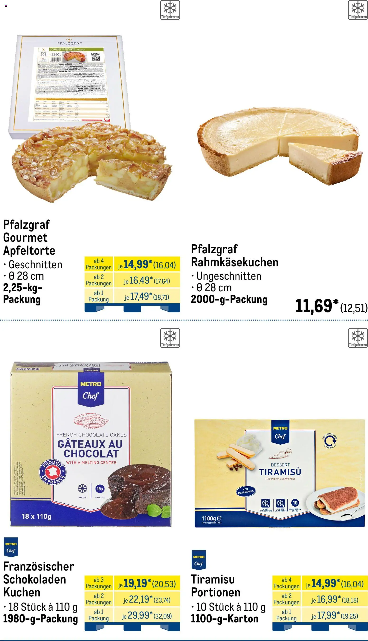 Metro Monats-Menü – gültig ab 01.03.2026 | Seite: 23 | Produkte: Mascarpone, Kuchen