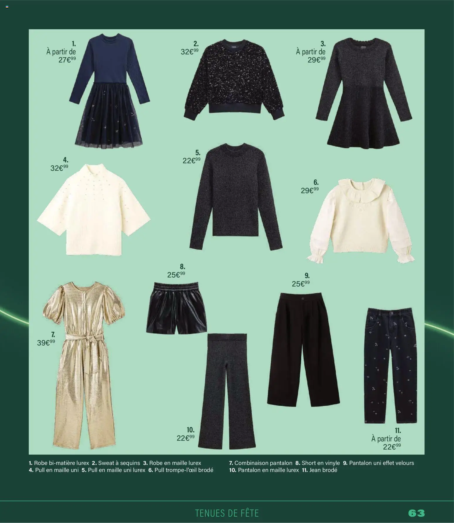 {H1} | Page: 63 | Produits: Robe, Pull, Pantalon, Combinaison