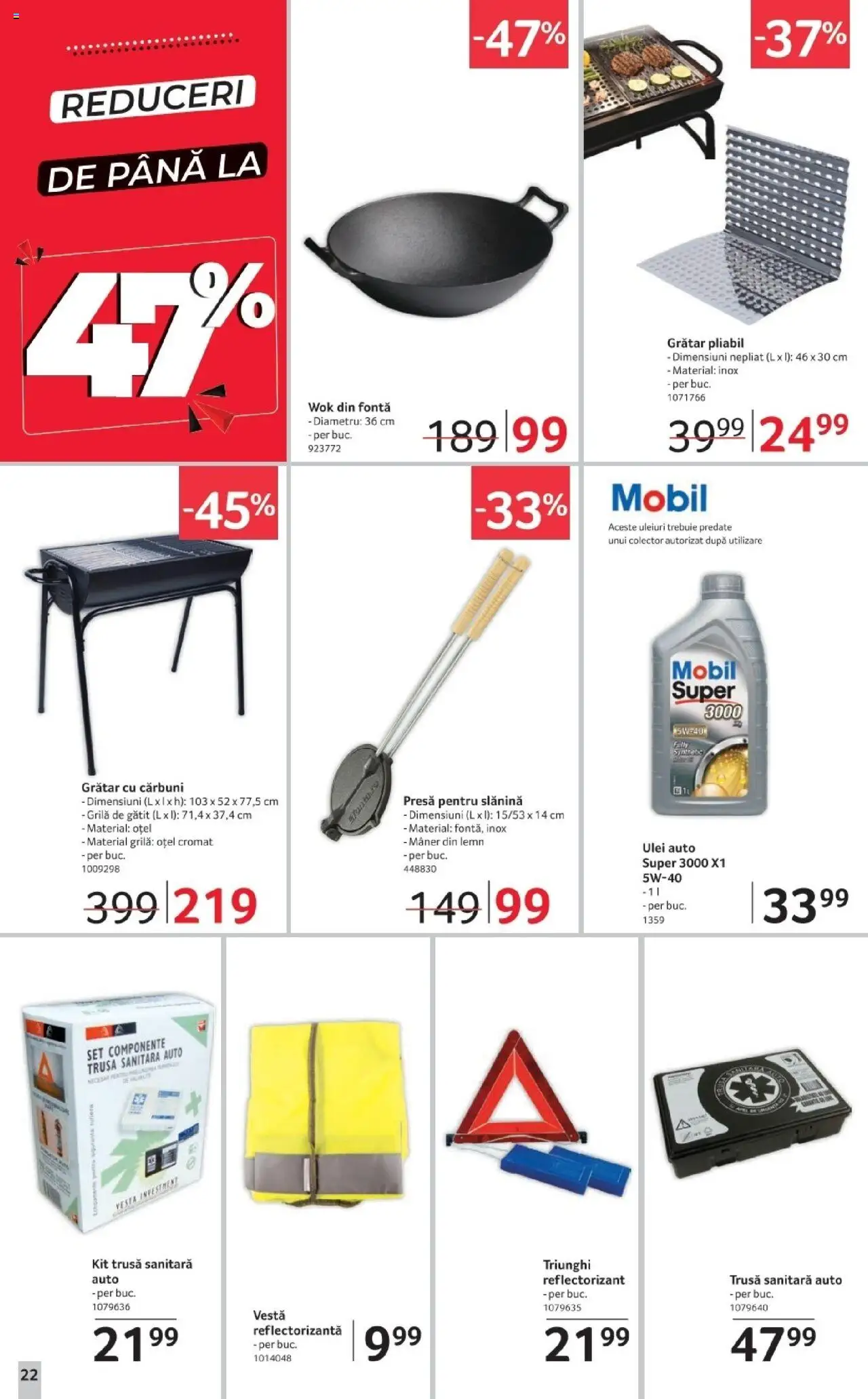 Noul catalog Selgros – valabil de la 17.10.2025 | Pagină: 22 | Produse: Presă, Mâner, Ulei, Vestă