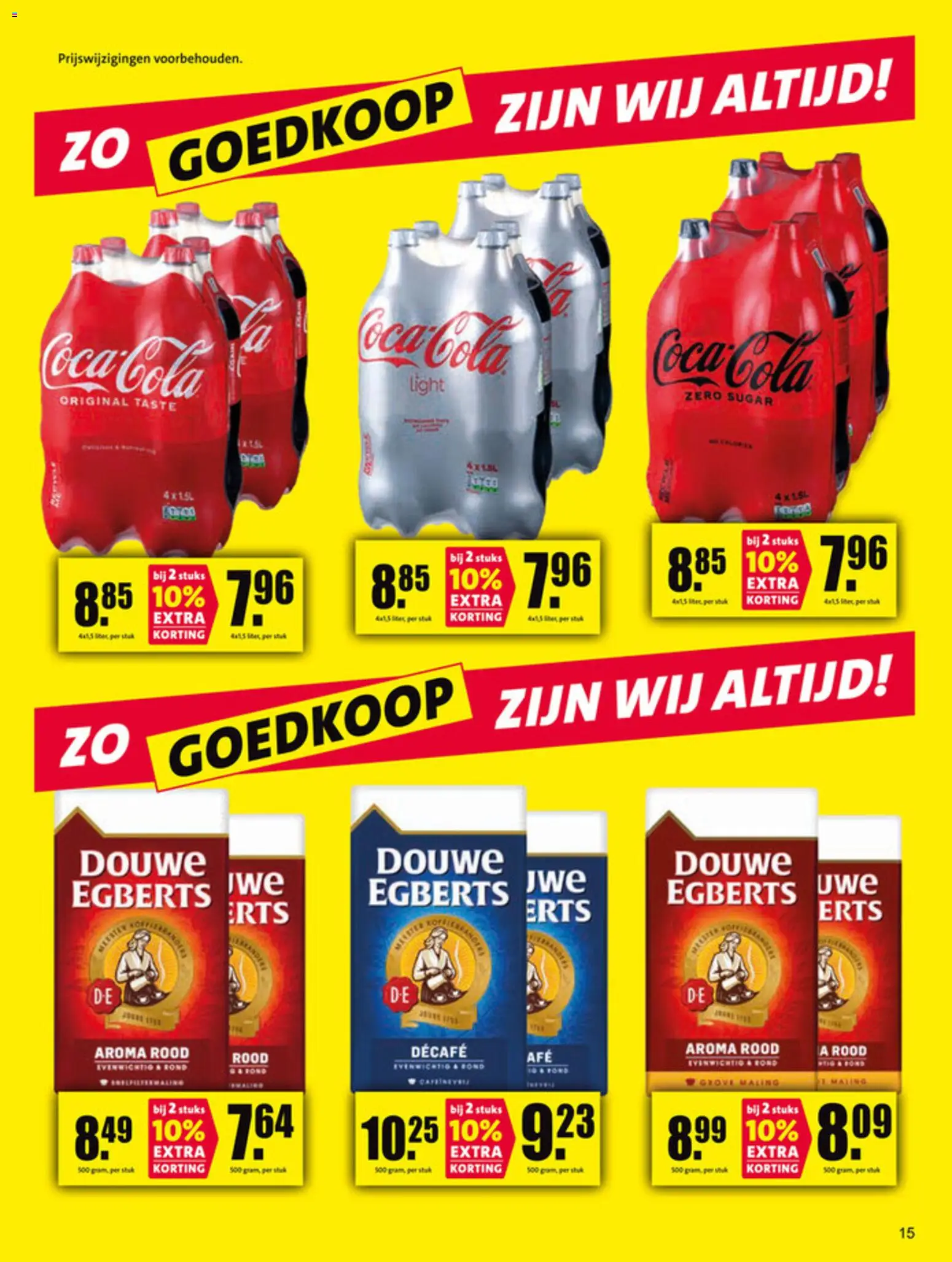 {H1} | Pagina: 15 | Producten: Coca Cola