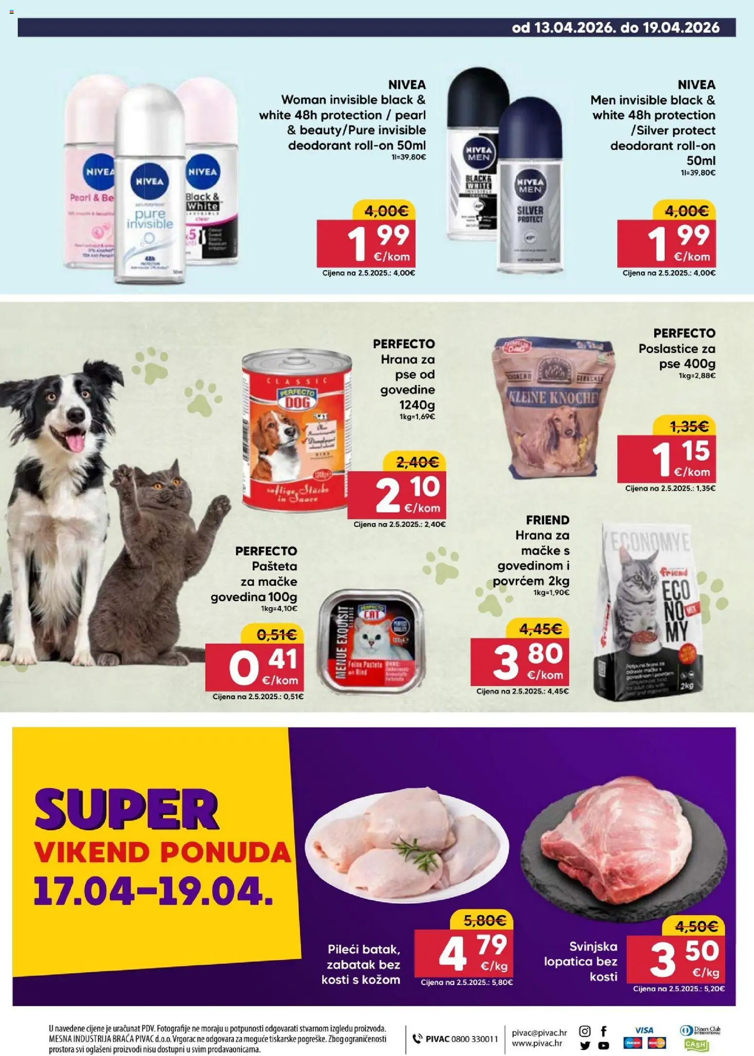 Pivac katalog | vrijedi od 13.04.2026 | Stranica: 16 | Proizvodi: Hrana za pse, Govedina, Lopatica, Nivea