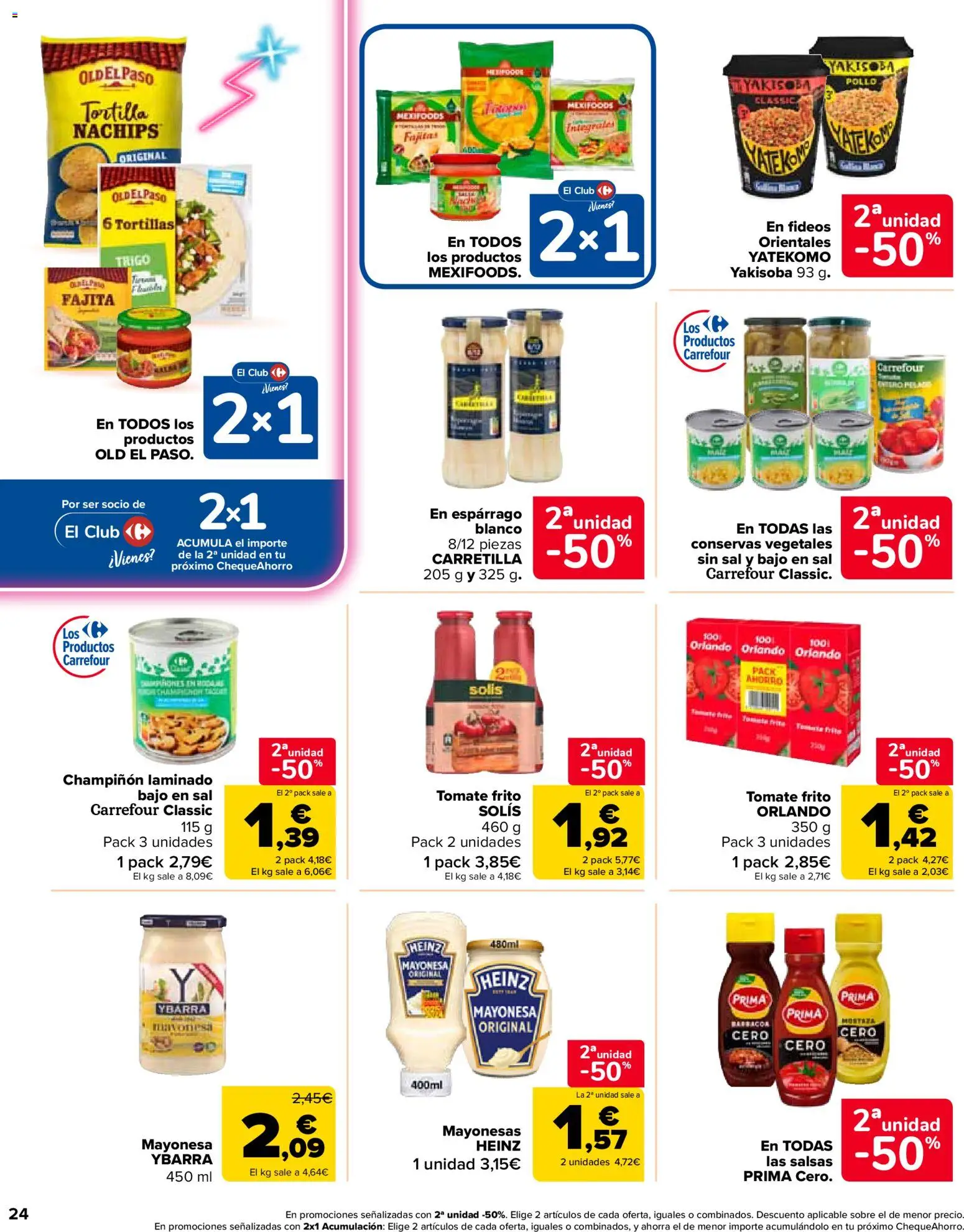 Carrefour Market folleto │ válido desde el 24.03.2026 | Página: 24 | Productos: Fideos, Οθόνη προβολής