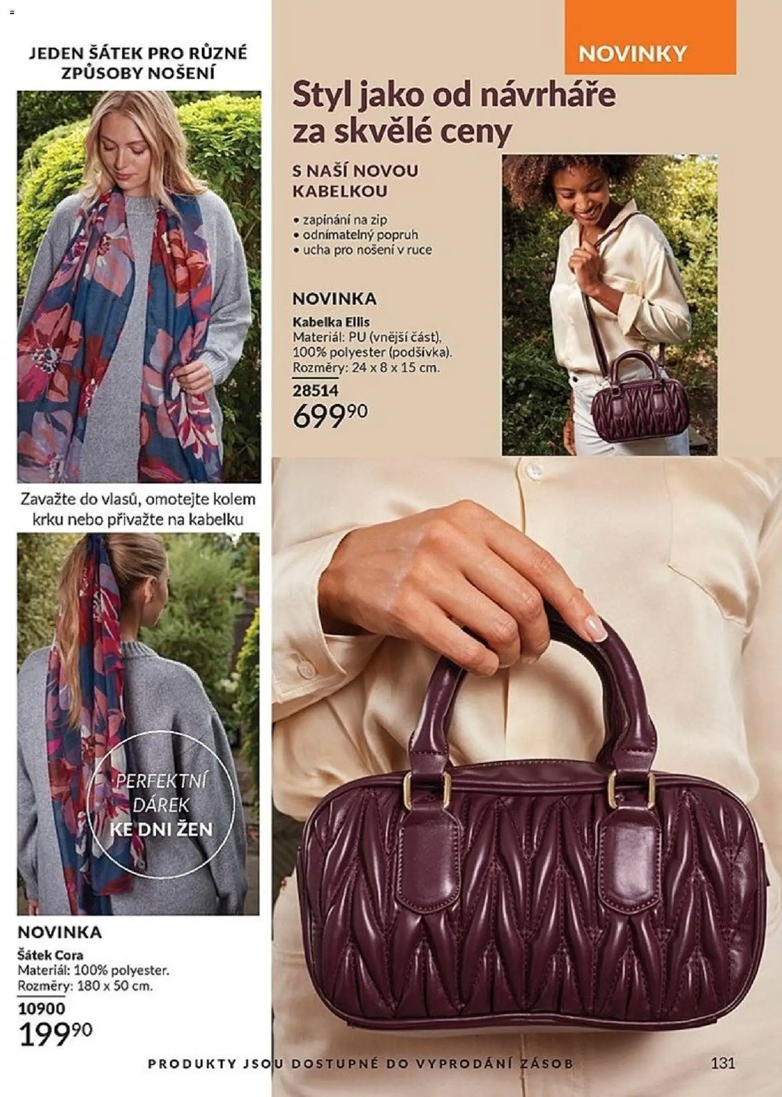 Avon katalog 2/2026 od 01.02.2026 | Strana: 131 | Produkty: Kabelka, Šátek