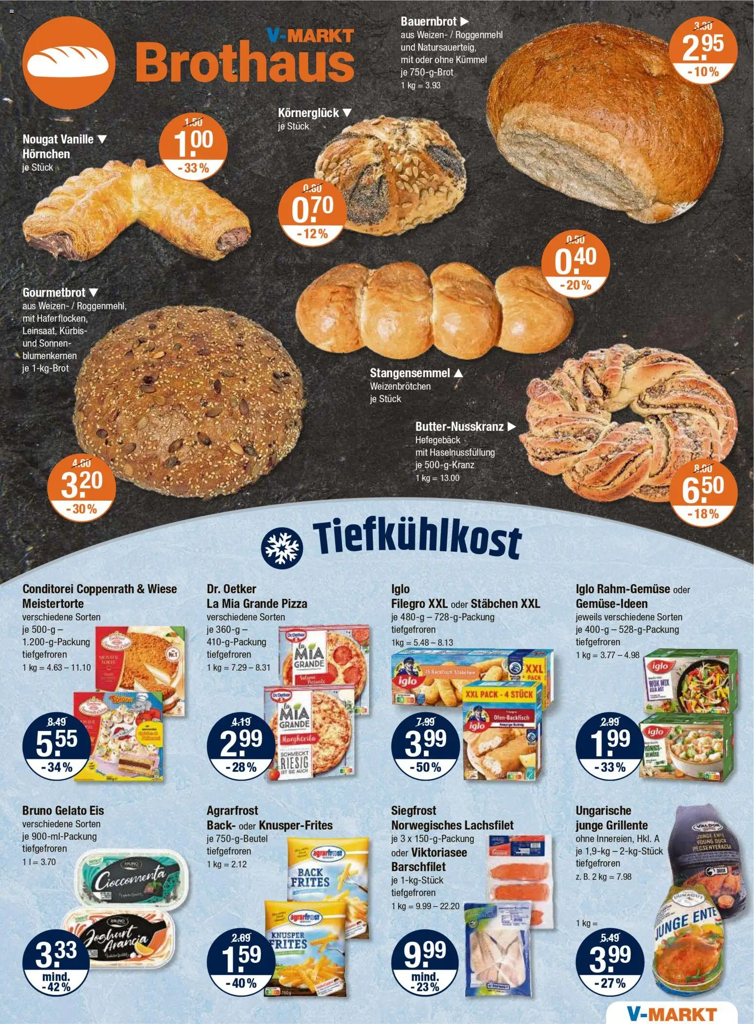 V-Markt - M&#252;nchen – gültig ab 27.11.2025 | Seite: 9 | Produkte: Iglo, Pizza, Wok, Eis