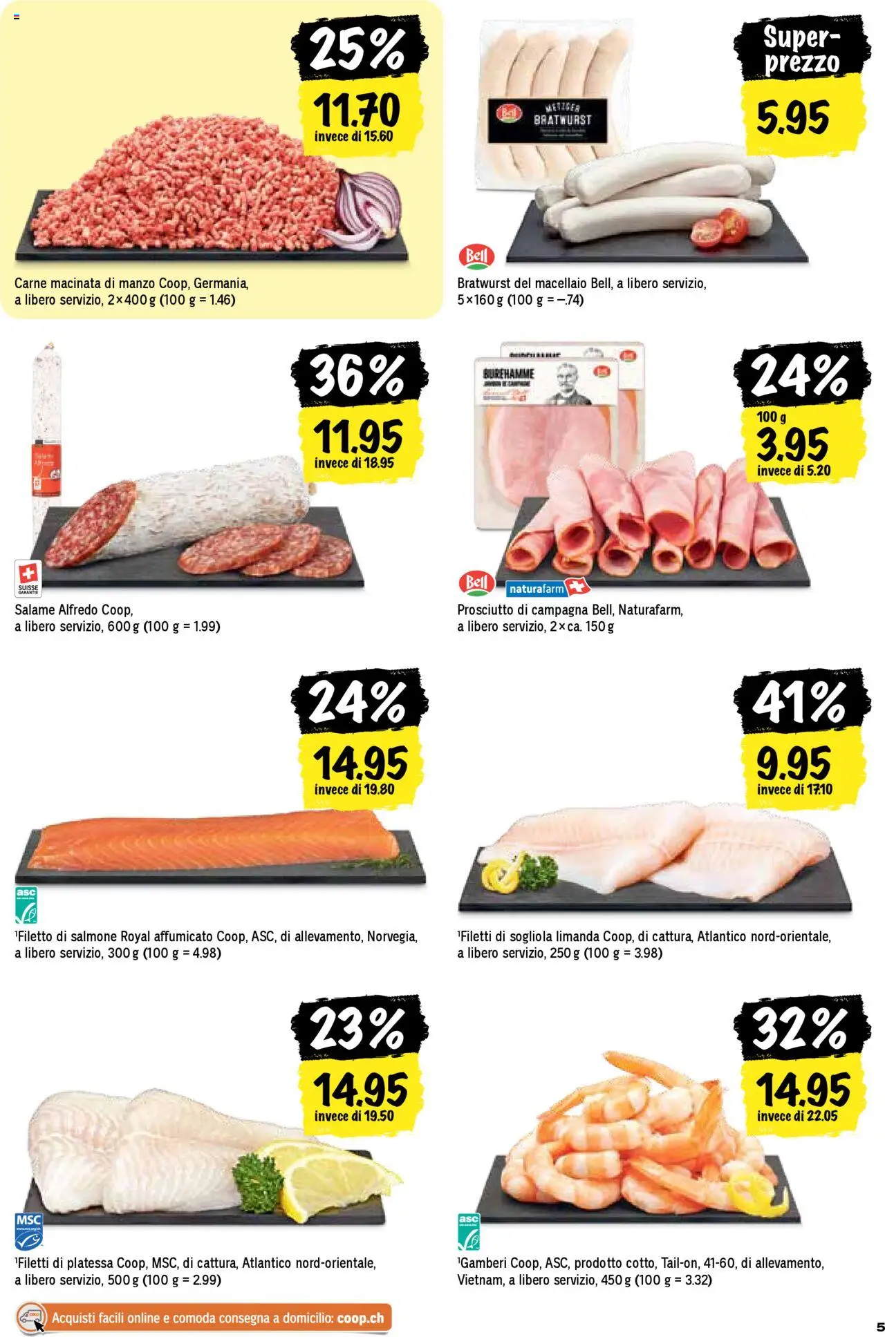 Coop - Una settimana di azioni – gültig ab 25.09.2025 | Seite: 5 | Produkte: Salami