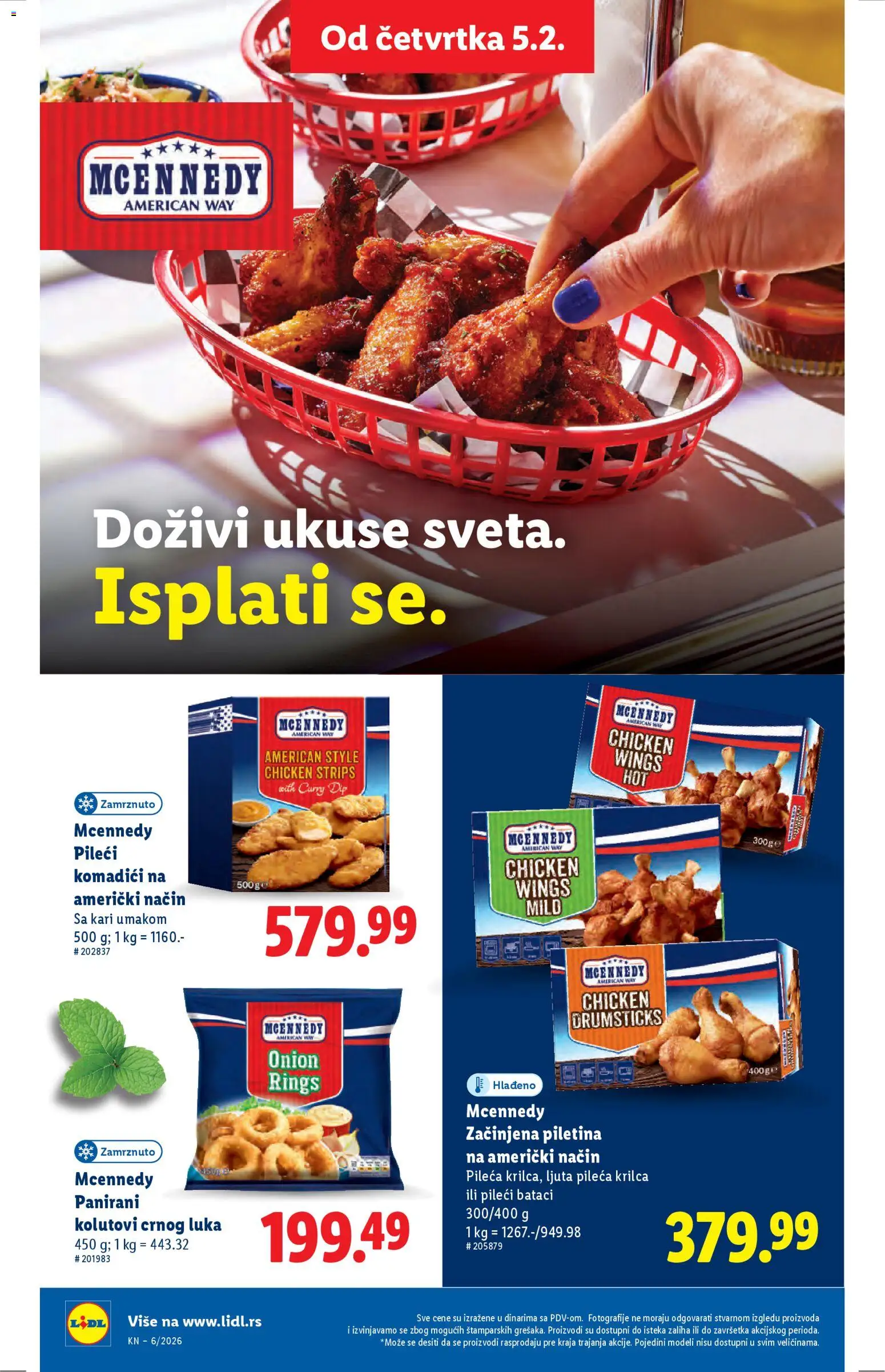 Lidl katalog - važi od 05.02.2026 | Strana: 44 | Proizvode: Piletina