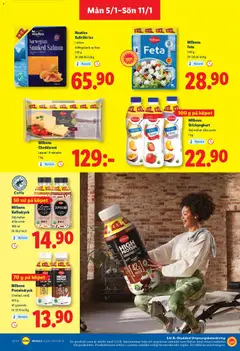 Lidl - erbjudanden - Förhandsvisning av reklamblad från butik Lidl aktuell från 05.01.2026 | Sida: 12 | Produkter: Cheddar, Lax