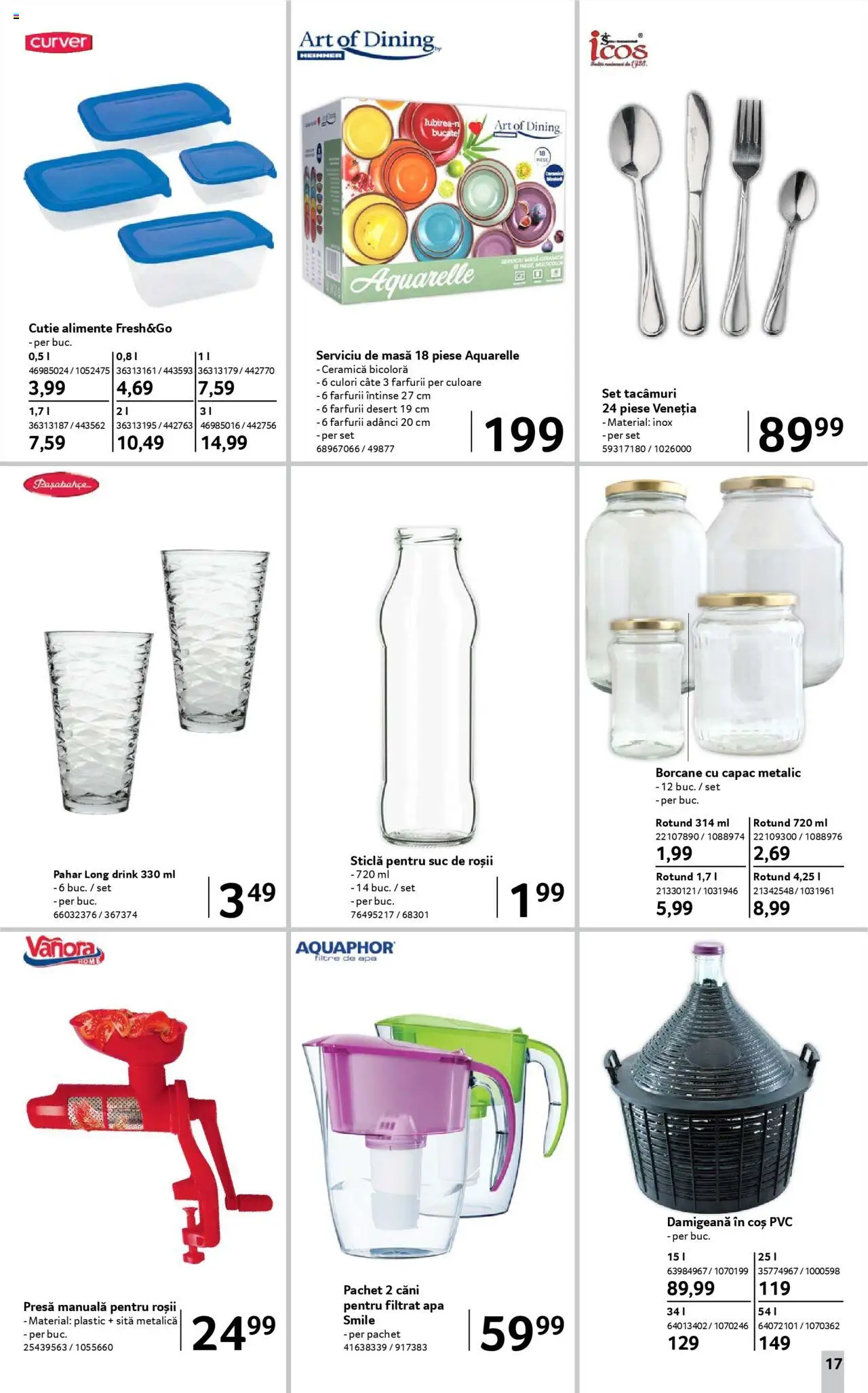 Catalog Selgros - Nonfood – valabil de la 08.08.2025 | Pagină: 17 | Produse: Presă, Cutie, Suc, Roșii
