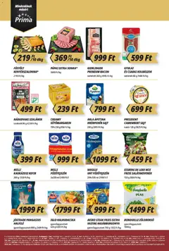 CBA Príma Akciós újság - amely érvényes a következő dátumtól: 13.12.2025 | Oldal: 2 | Termékek: Kefir, Bacon, Szalámi, Hasábburgonya