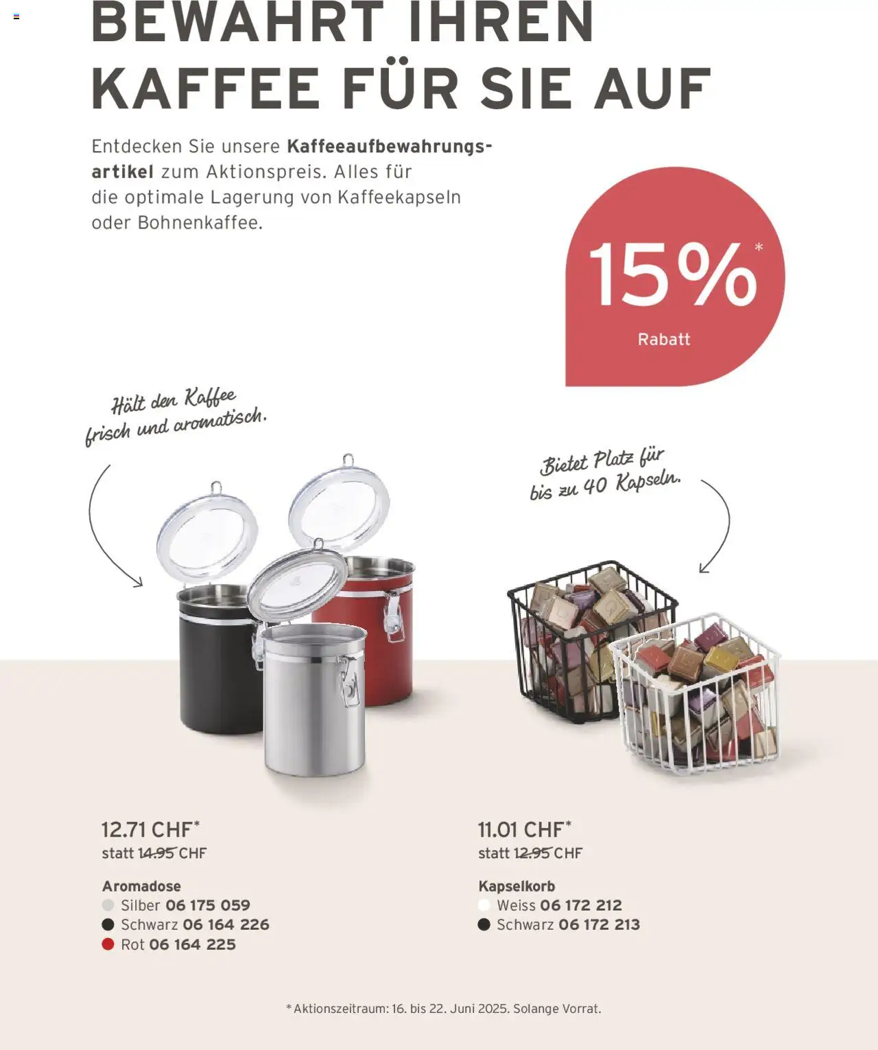 Tchibo Aktionen ab 01.06.2025 | Seite: 152 | Produkte: Kaffee