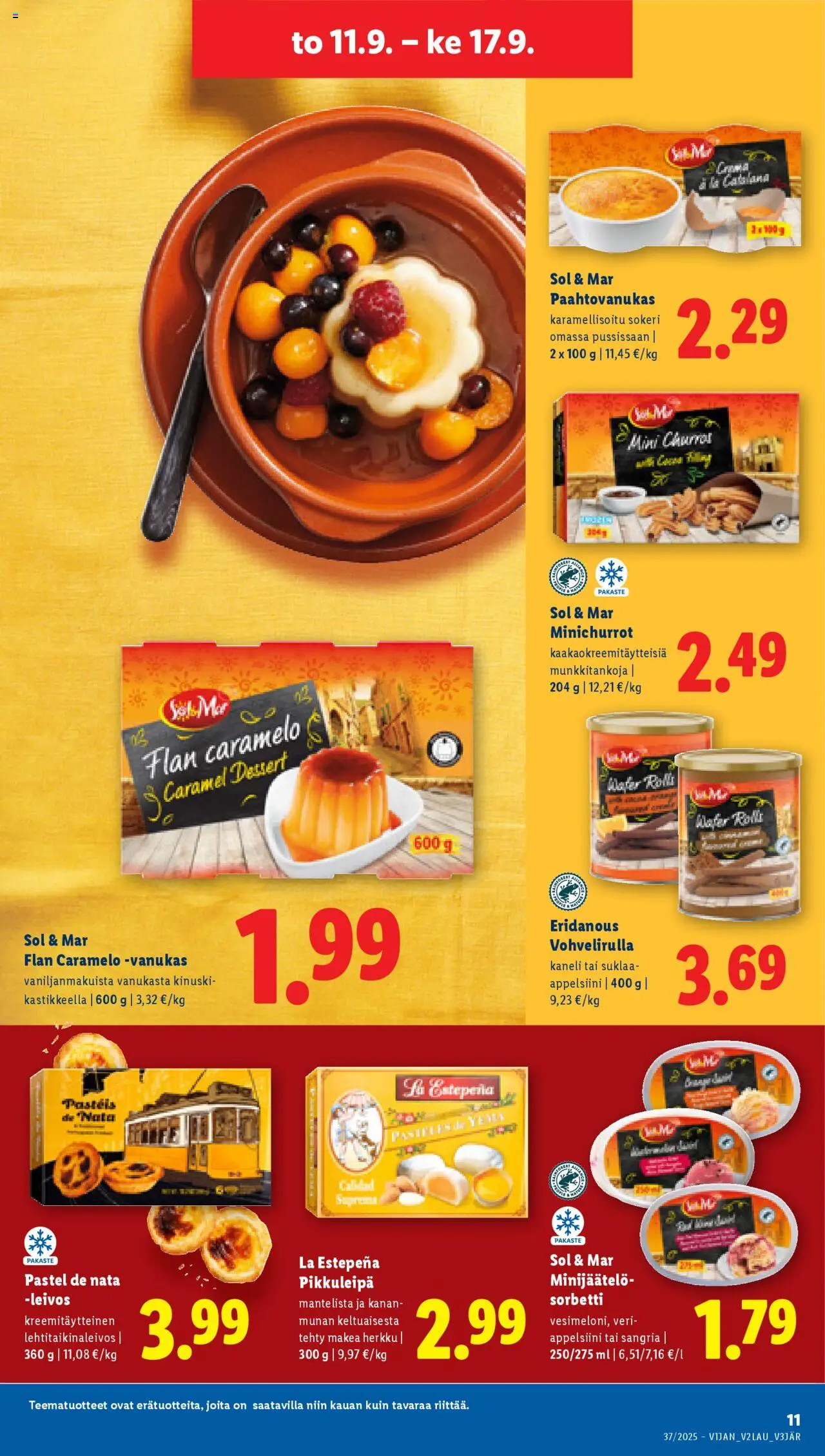 Lidl tarjoukset - Rovaniemi – voimassa 11.09.2025 alkaen | Sivu: 13 | Tuotteet: Kaneli, Suklaa