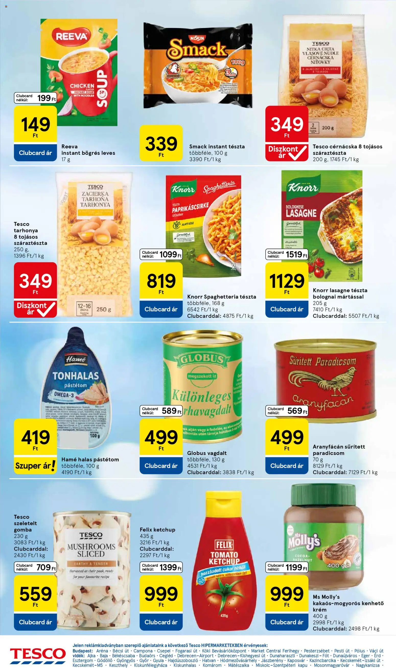 Tesco akciós ujság - amely érvényes a következő dátumtól: 02.01.2026 | Oldal: 20 | Termékek: Sűrített paradicsom, Kapu, Pástétom, Száraztészta