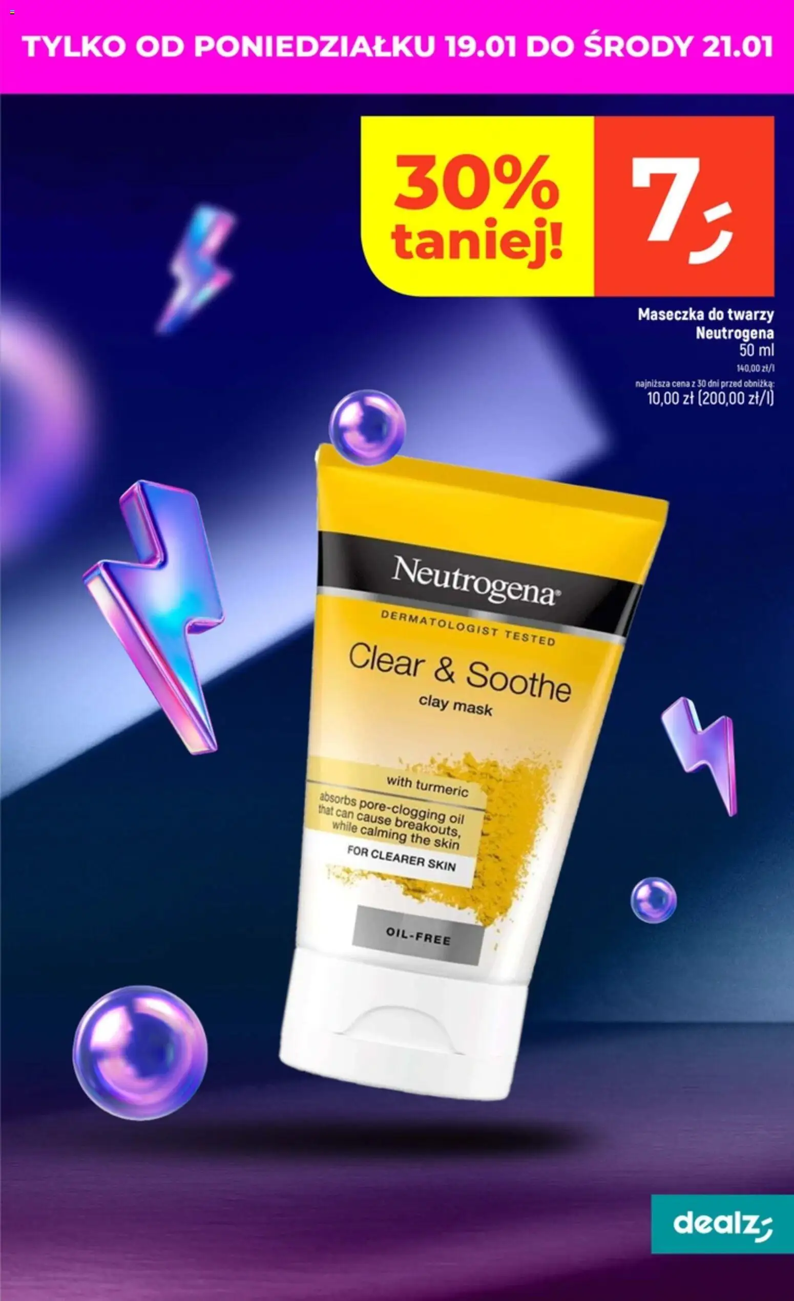 Dealz Gazetka od 15.01.2026 | Strona: 37 | Produkty: Maseczka do twarzy