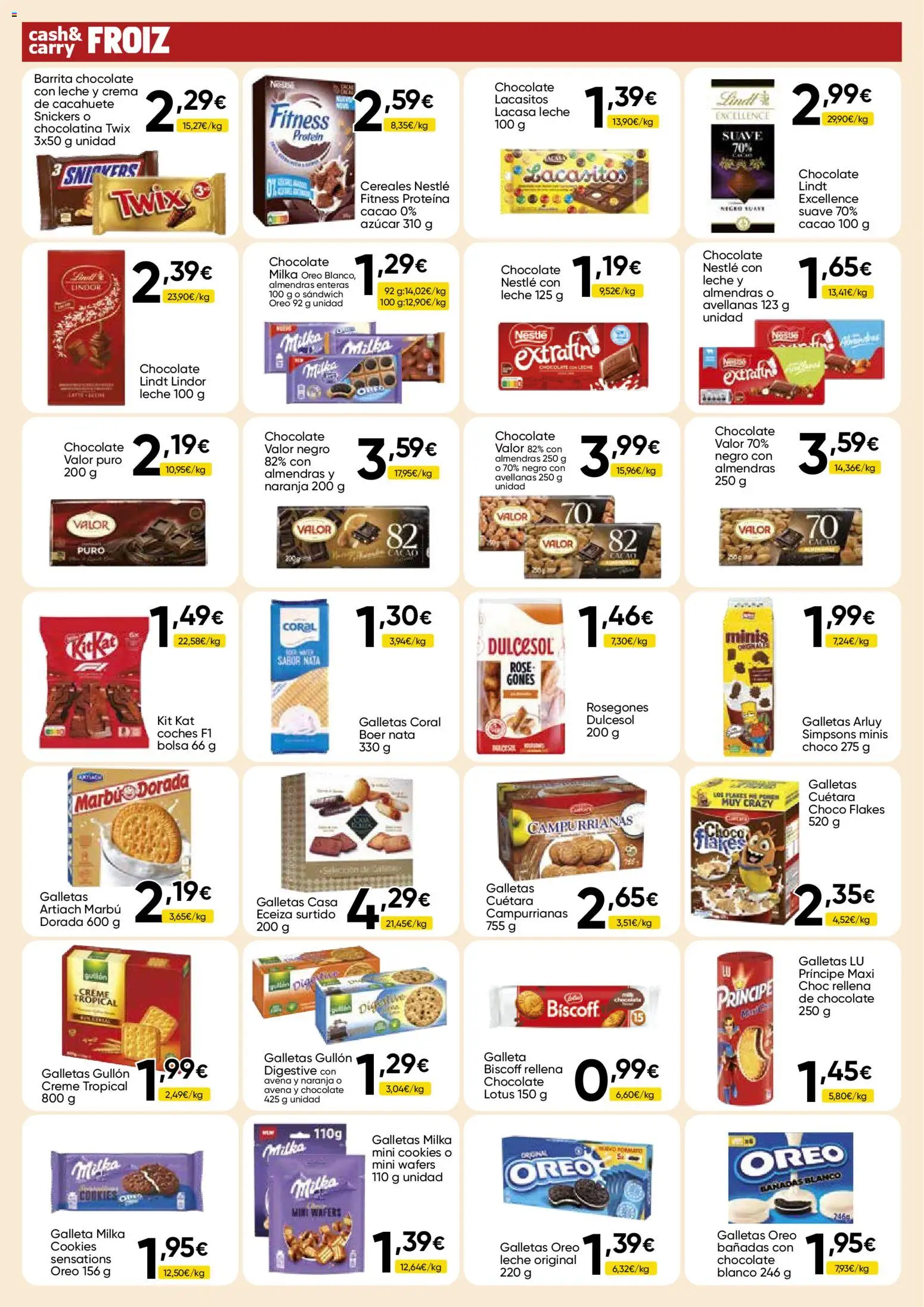 Froiz - Folleto Cash │ válido desde el 03.03.2026 | Página: 4 | Productos: Leche, Cereales, Κεραία, Φρυγανιές σικάλεως