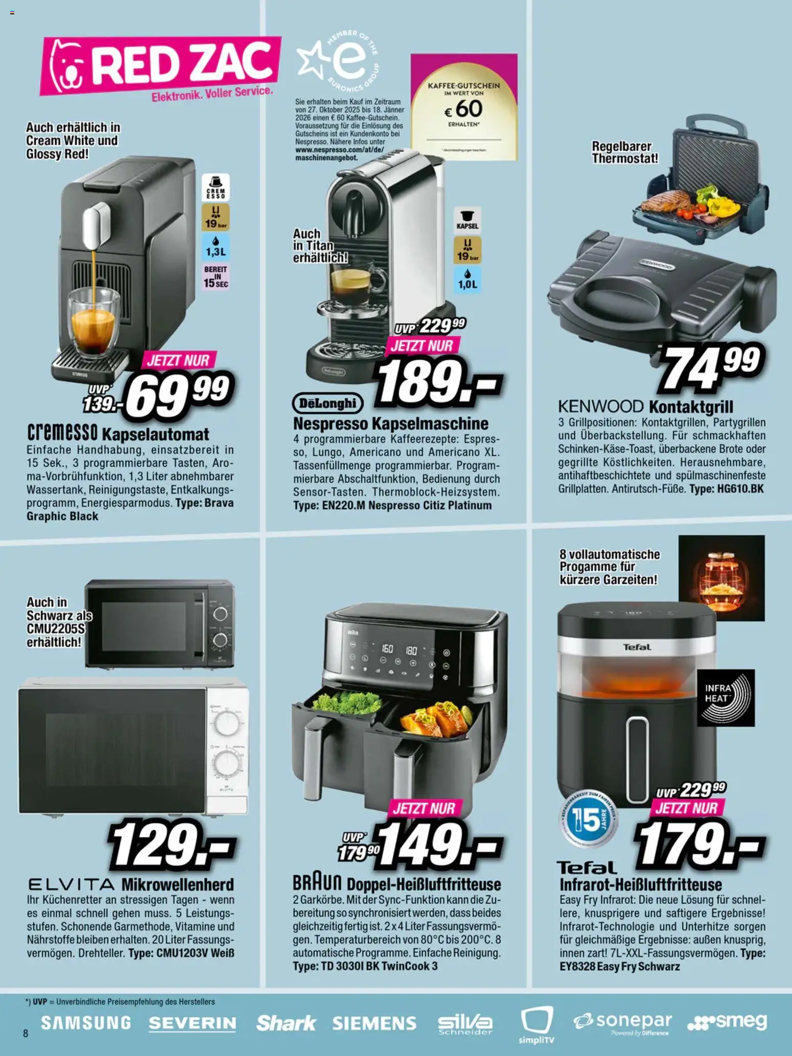 RED ZAC Wien gültig ab 27.10.2025 | Seite: 8 | Produkte: Samsung