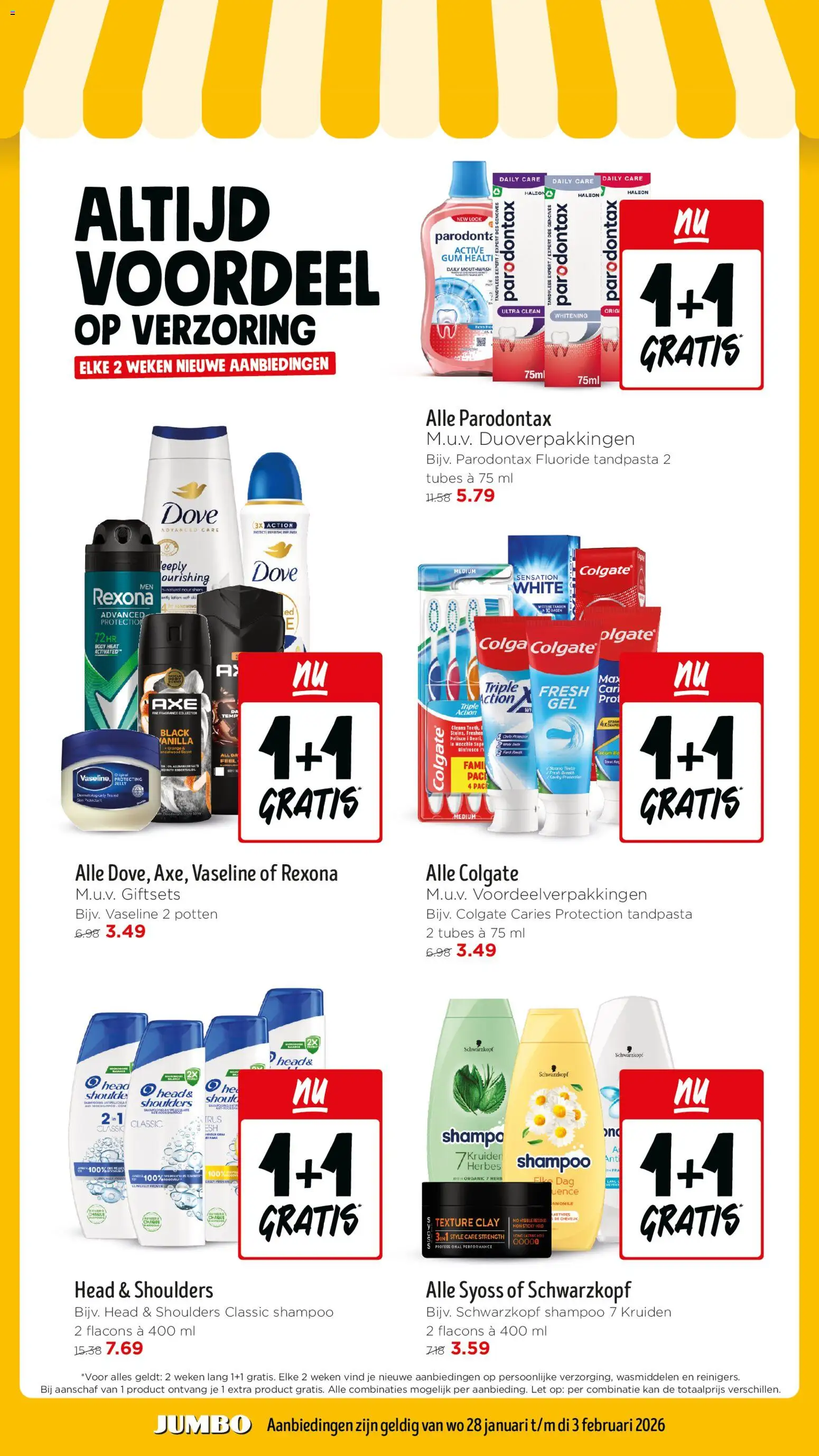 {H1} | Pagina: 23 | Producten: Tandpasta, Gum, Kan, Shampoo