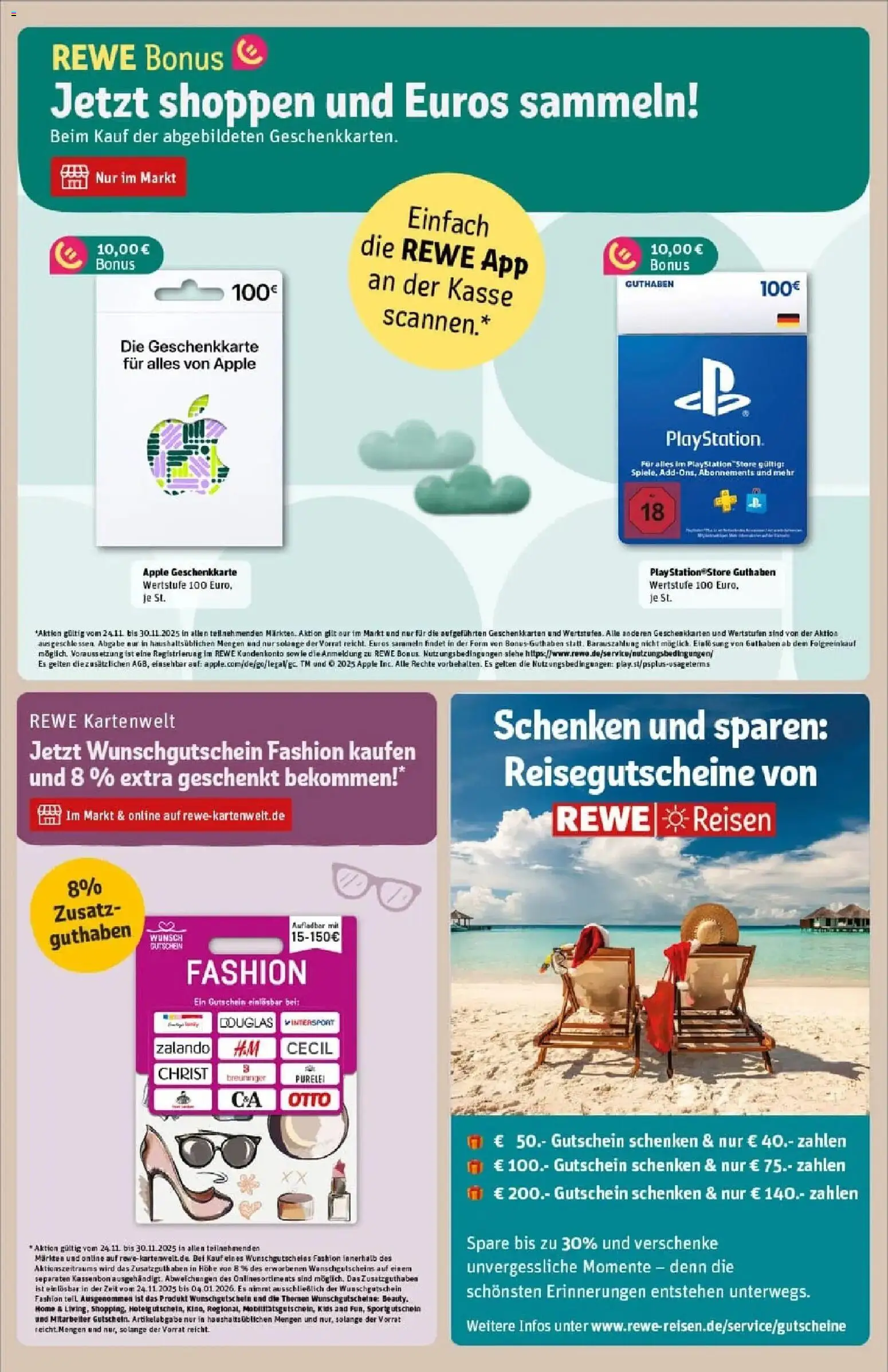 Rewe prospekt Hamburg	 – gültig ab 23.11.2025 | Seite: 31 | Produkte: Playstation, Apple