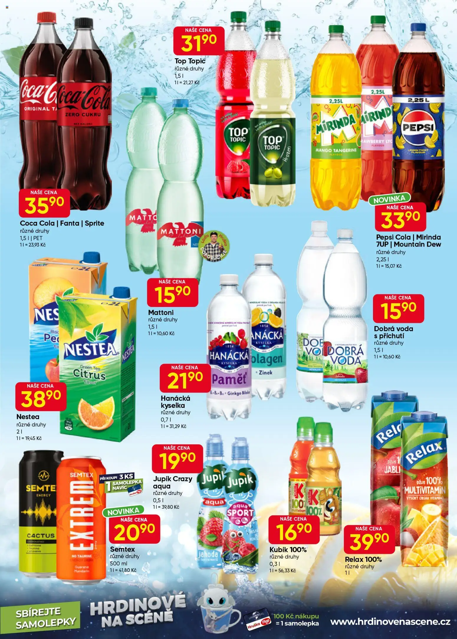 Hruška leták od 05.11.2025 | Strana: 7 | Produkty: Dobrá voda, Pepsi, Semtex, Samolepky