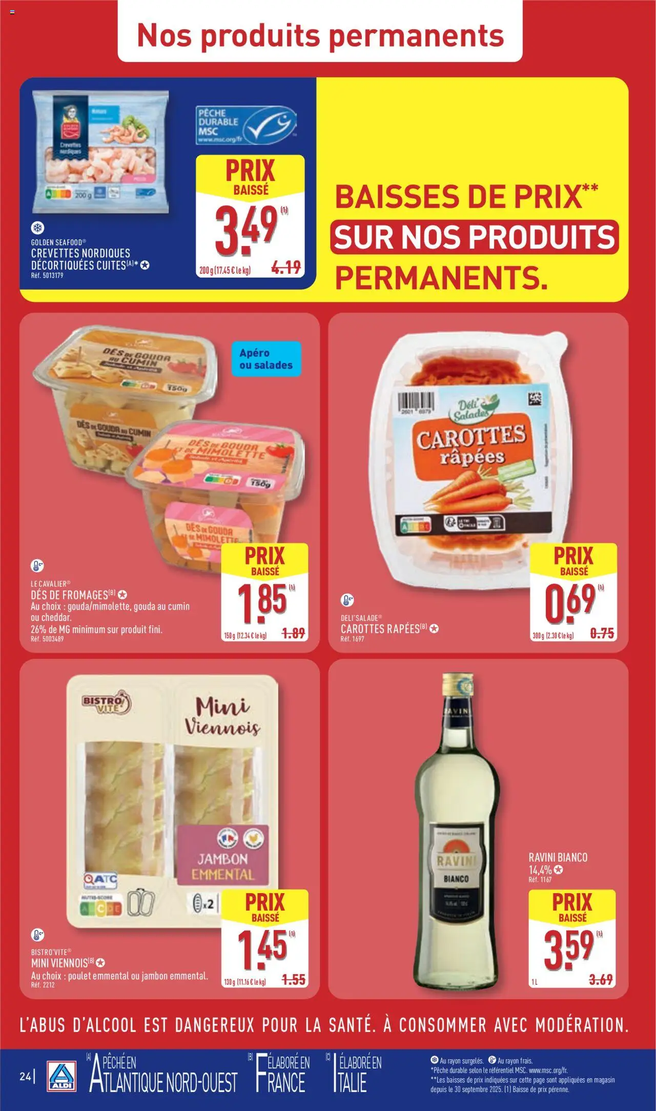 {H1} | Page: 26 | Produits: Carottes, Pêche, Emmental, Jambon