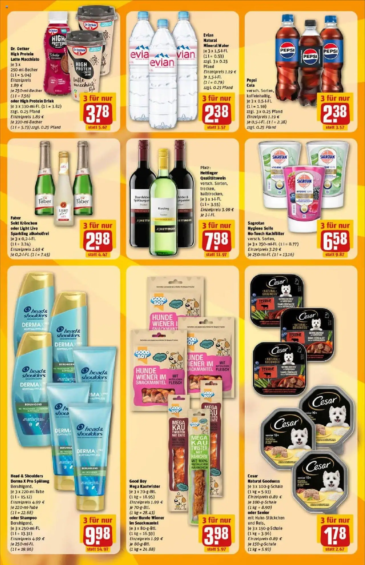 Rewe prospekt Erkelenz	 - gültig ab dem 11.08.2025 | Seite: 5 | Produkte: Head & shoulders, Shampoo, Seife, Fleisch