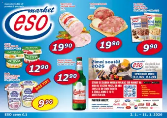 Náhled letáku Eso market leták od 02.01.2026